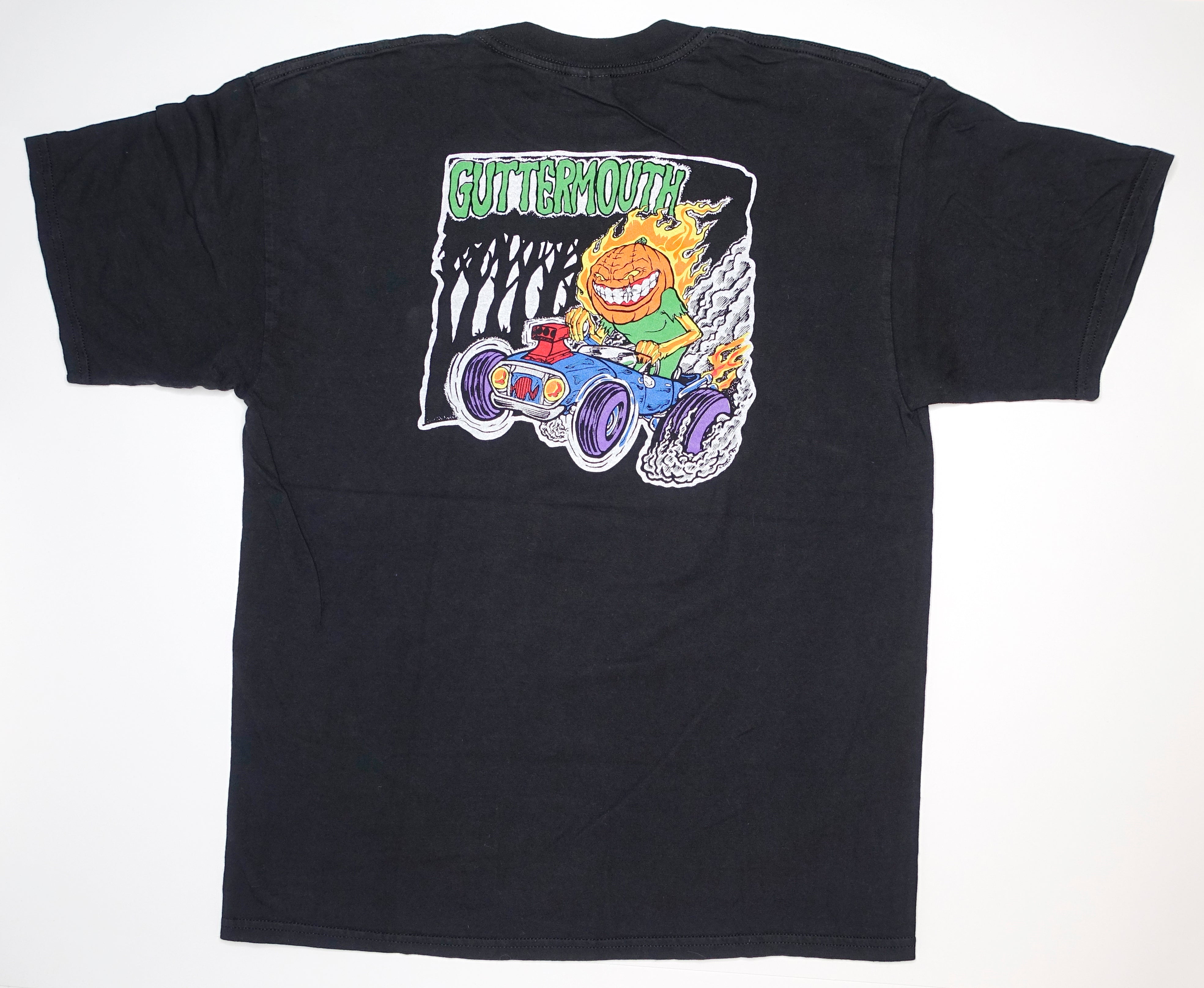 Guttermouth - Pumpkin Head Hot Rodder 90's Tour Shirt Size XL