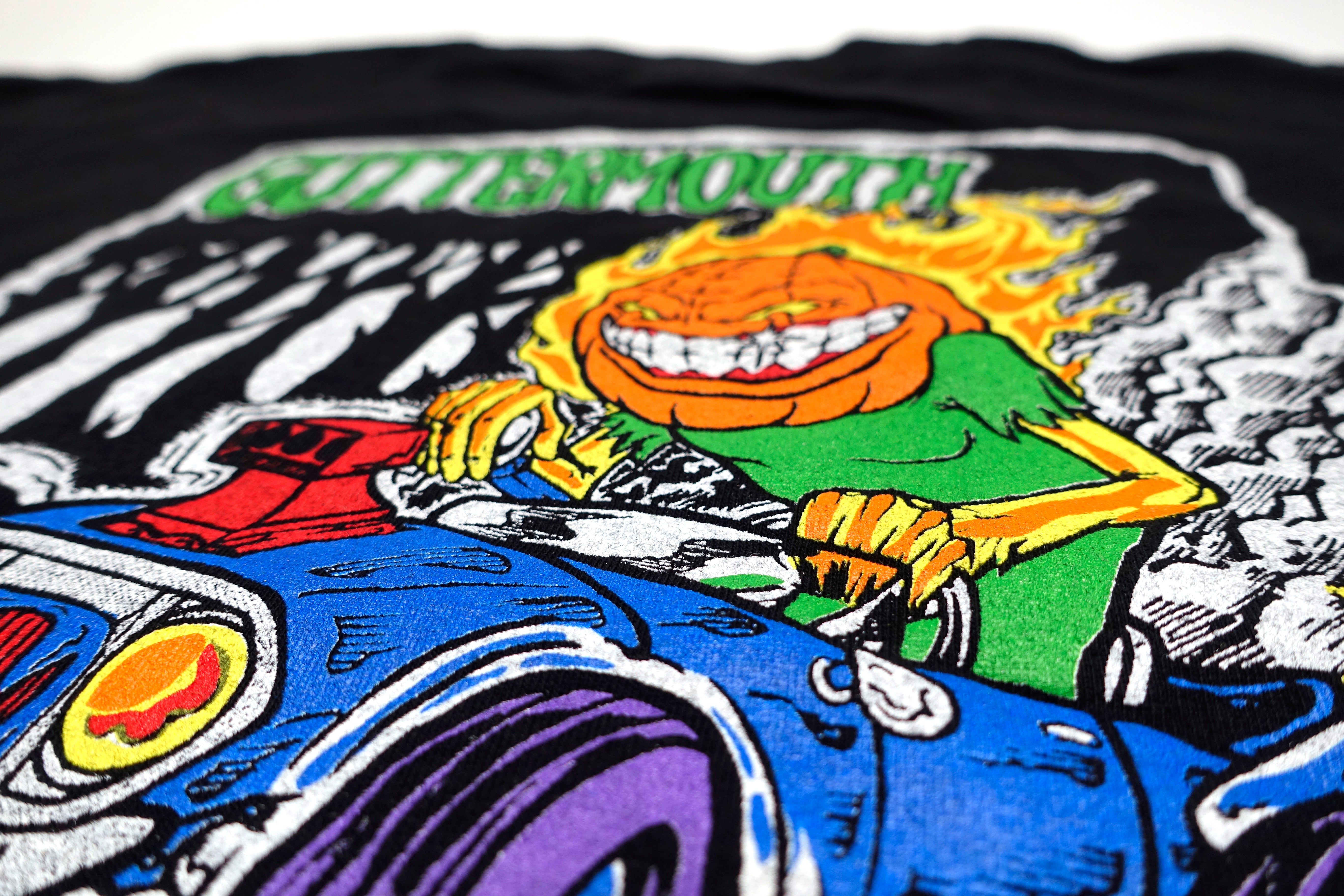 Guttermouth - Pumpkin Head Hot Rodder 90's Tour Shirt Size XL