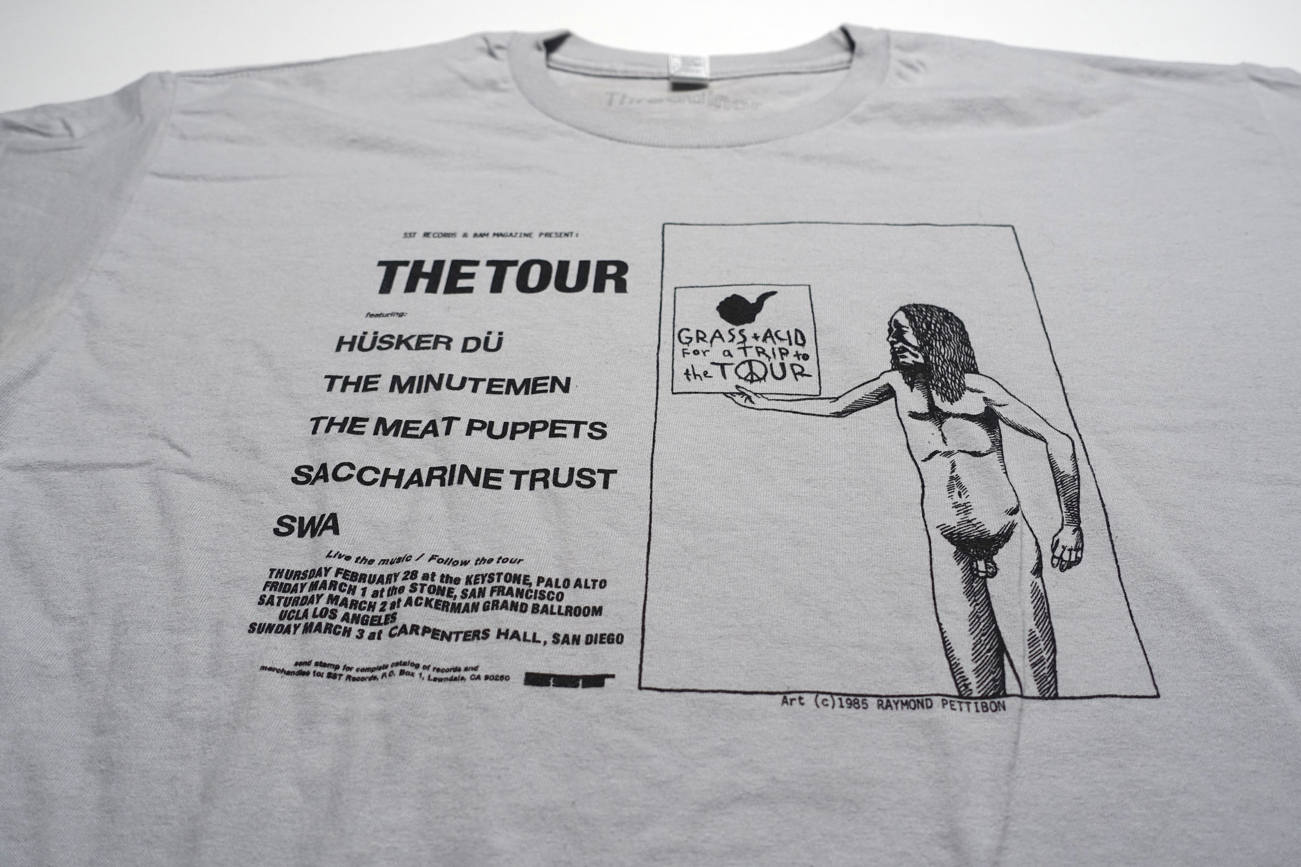 SST - The Tour 1985 Shirt (Bootleg by Me) Size Large