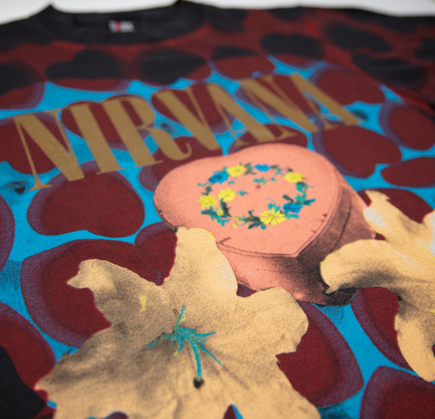 Nirvana - Heart Shaped Box In Utero Tour Shirt Size XL