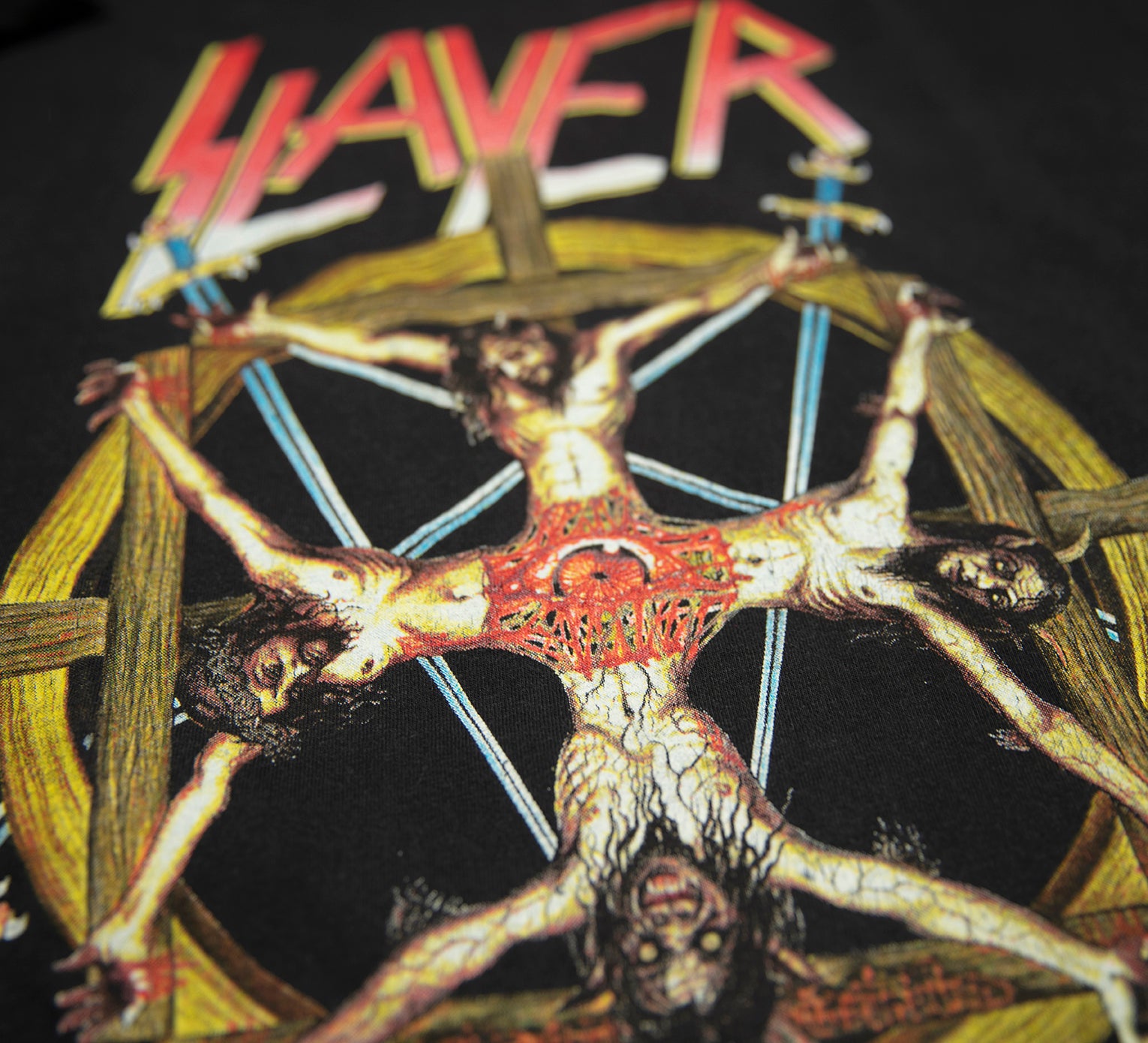 Slayer - Divine Intervention / Circle Of Beliefs World 1994 Tour Shirt Size Large