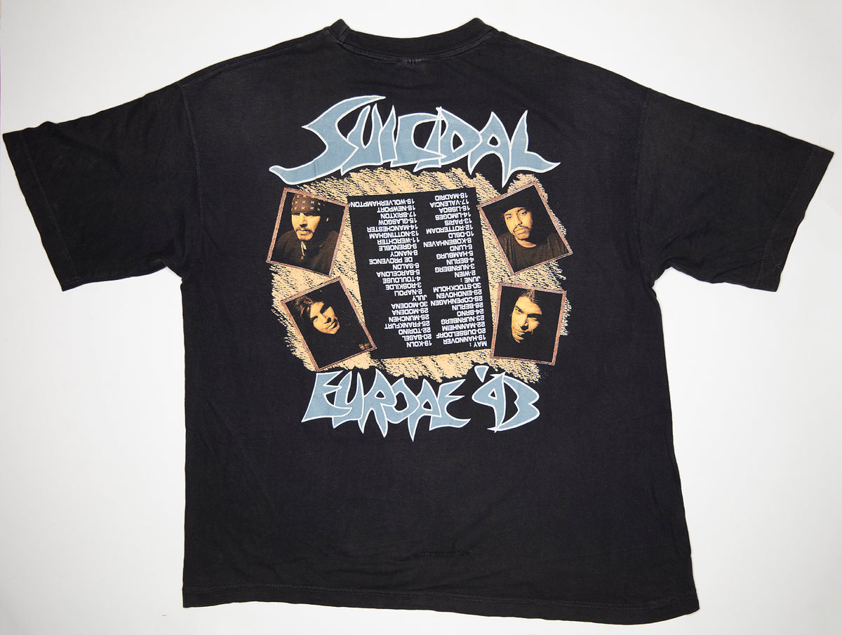 Suicidal Tendencies - the Art Of Rebellion European Tour 1993 Shirt