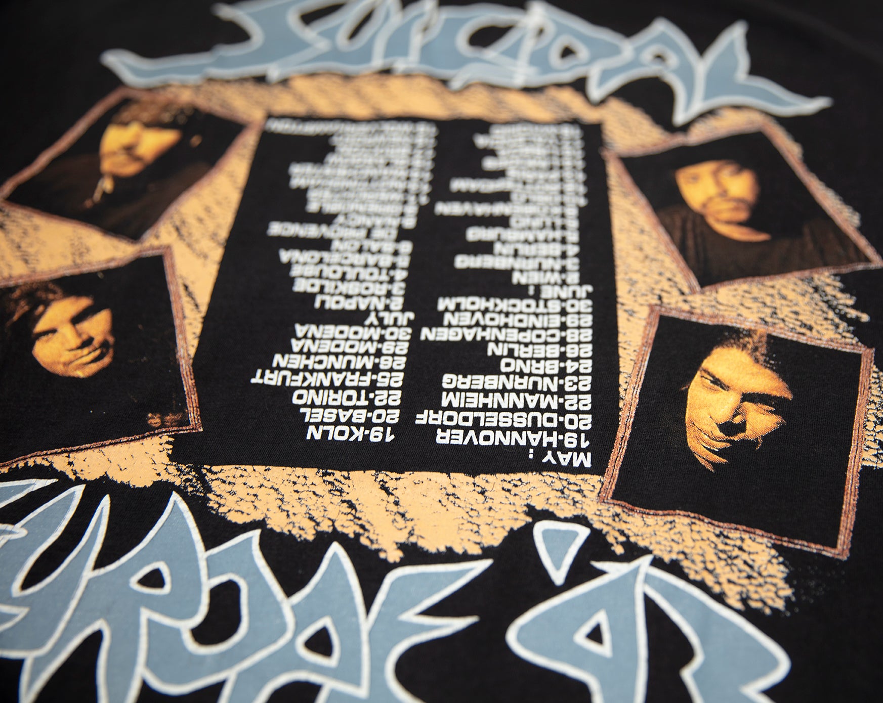 Suicidal Tendencies - the Art Of Rebellion European Tour 1993 Shirt Size XL