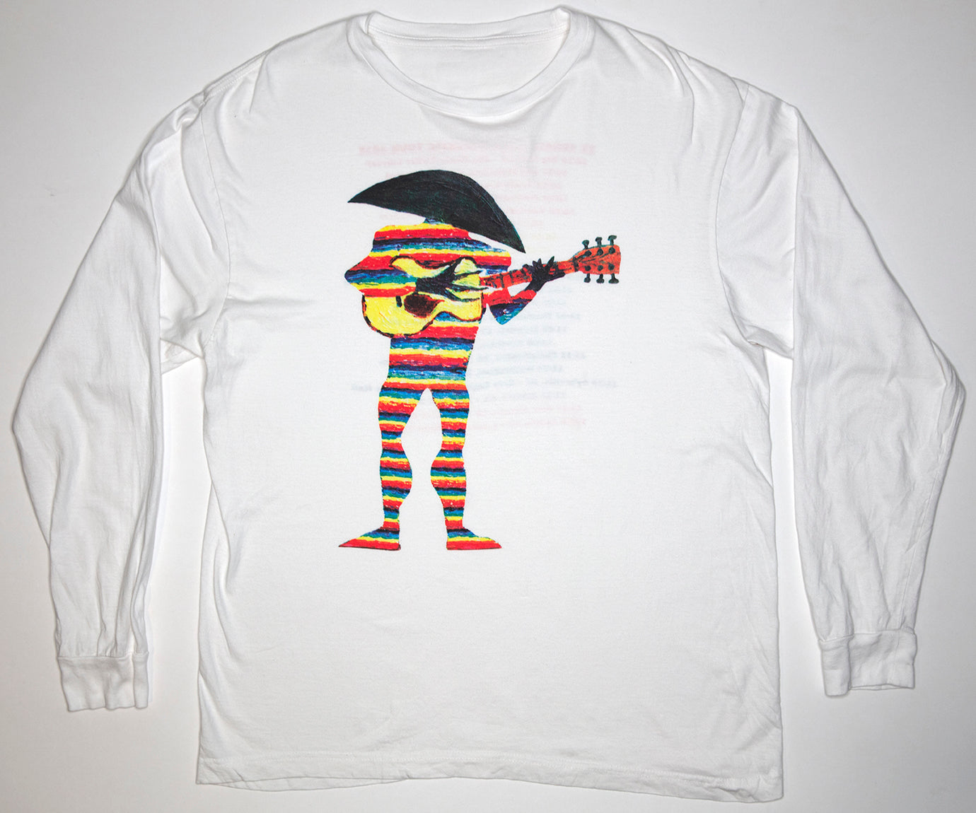 Ty Segall - Solo Acoustic Tour 2018 Tour Shirt Long Sleeve Large