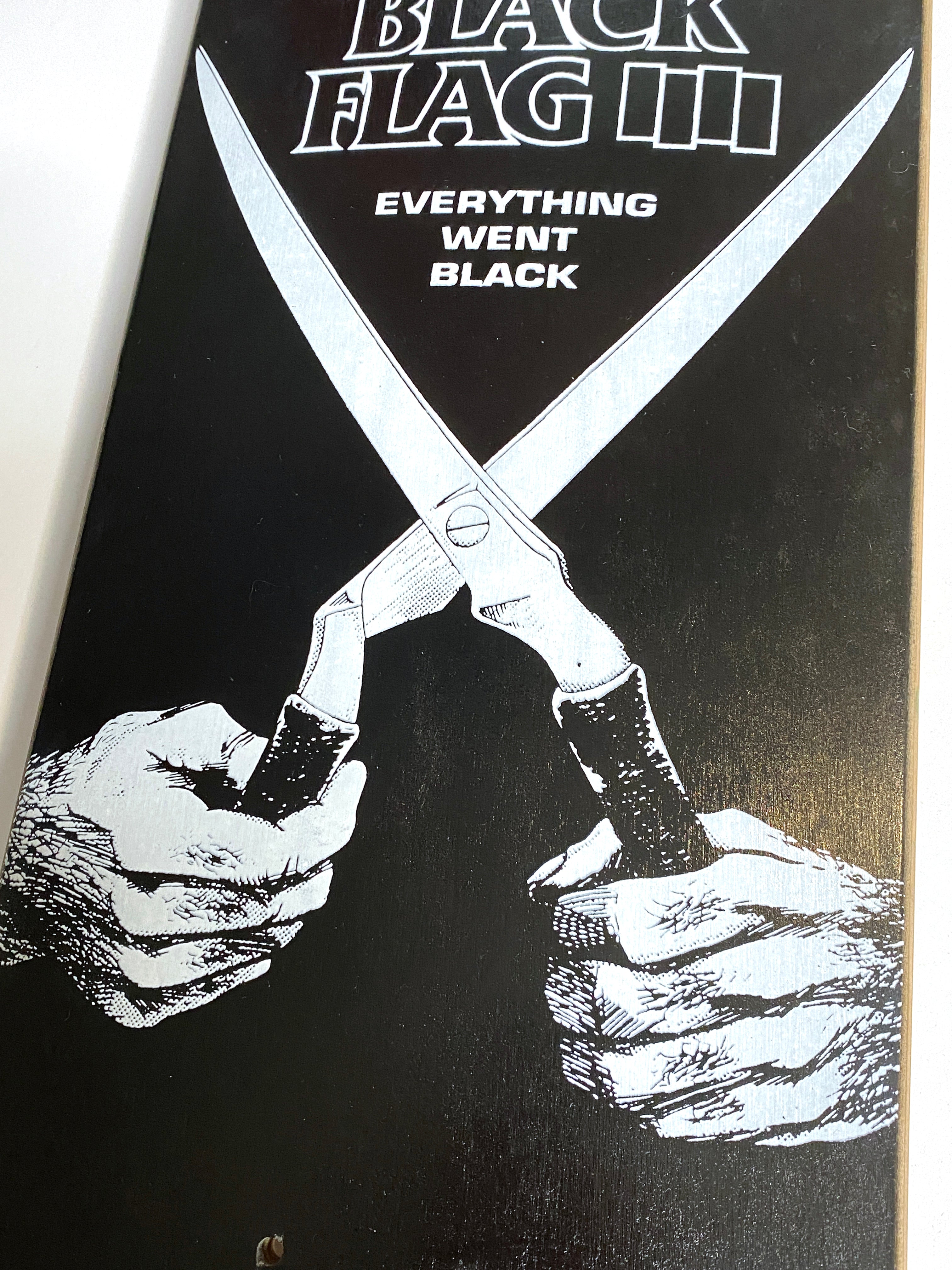 Black Flag - Everything Went Black Dead-Stock Chaser Skateboard Deck
