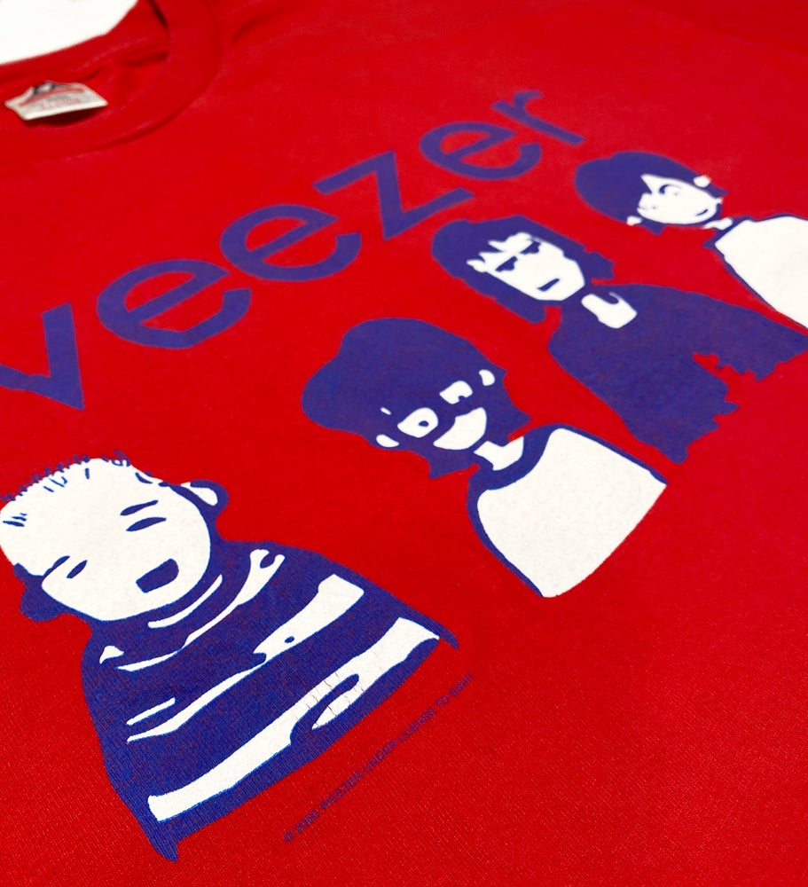 Weezer - Cartoon Band 2000 Tour Shirt Size XL