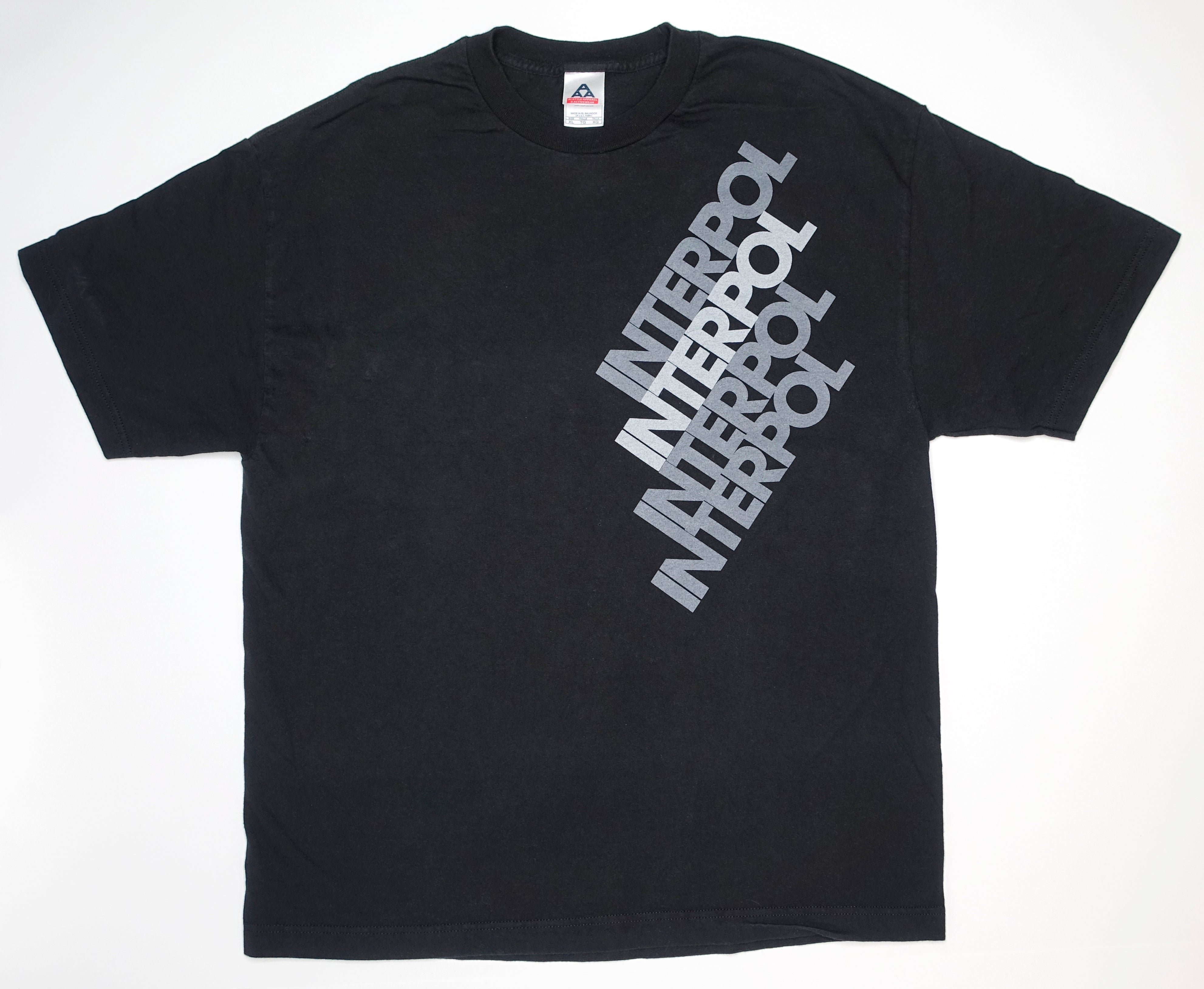 Interpol – Quad Logo Our Love To Admire 2007 Tour Shirt Size XL