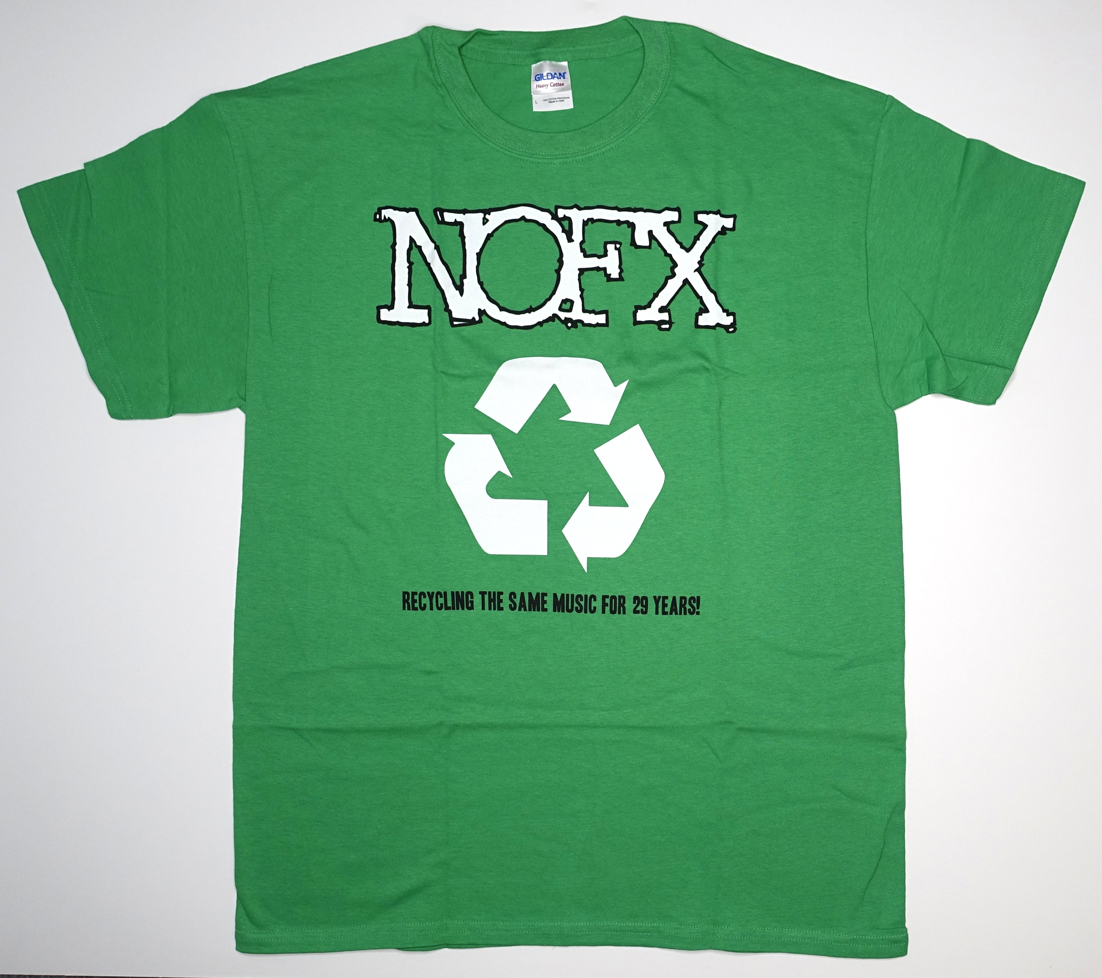 NOFX - Recycling the Same Music For 29 Years Tour Shirt Size Large
