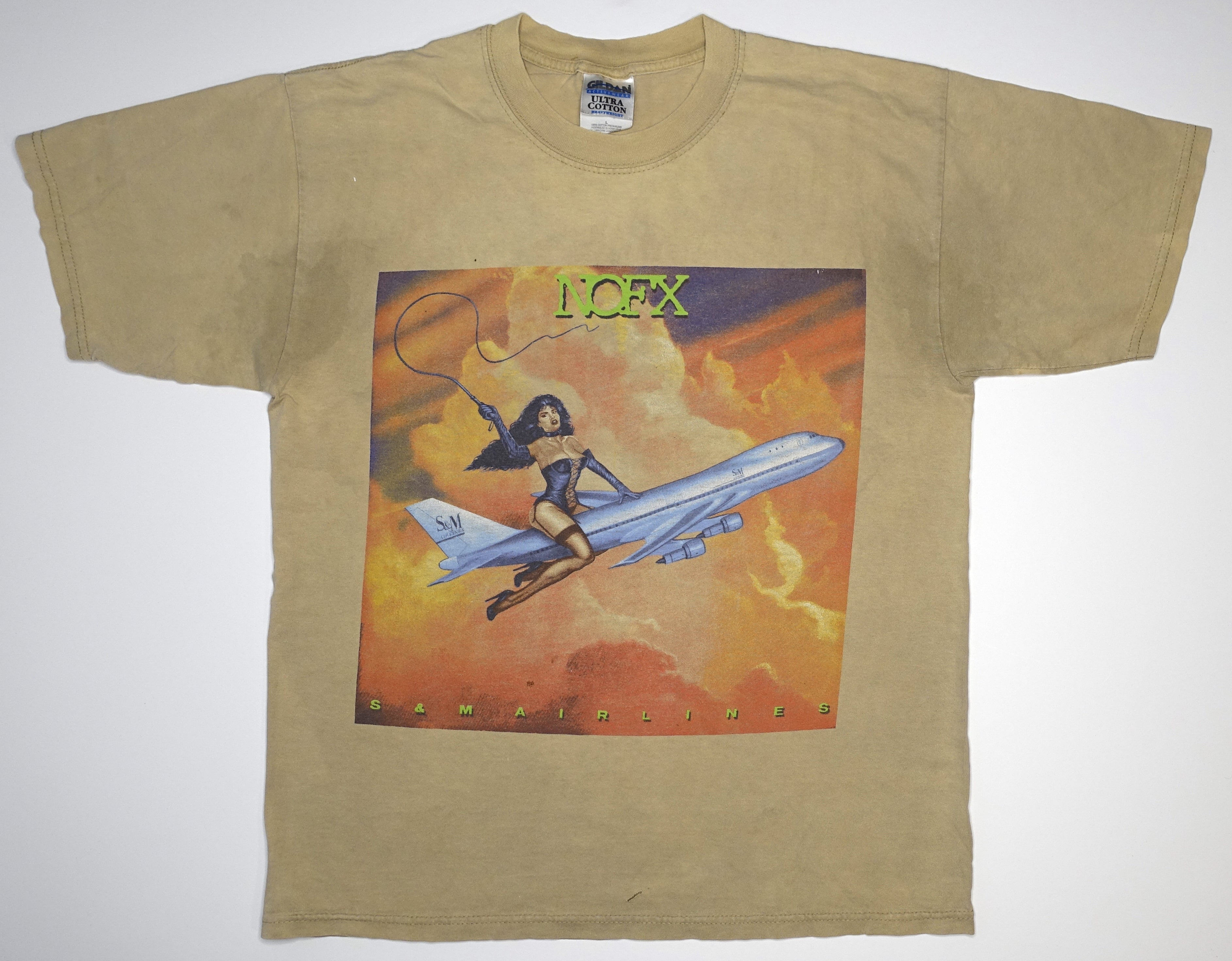 NOFX - S&M Airlines 90's Tour Shirt Size Large