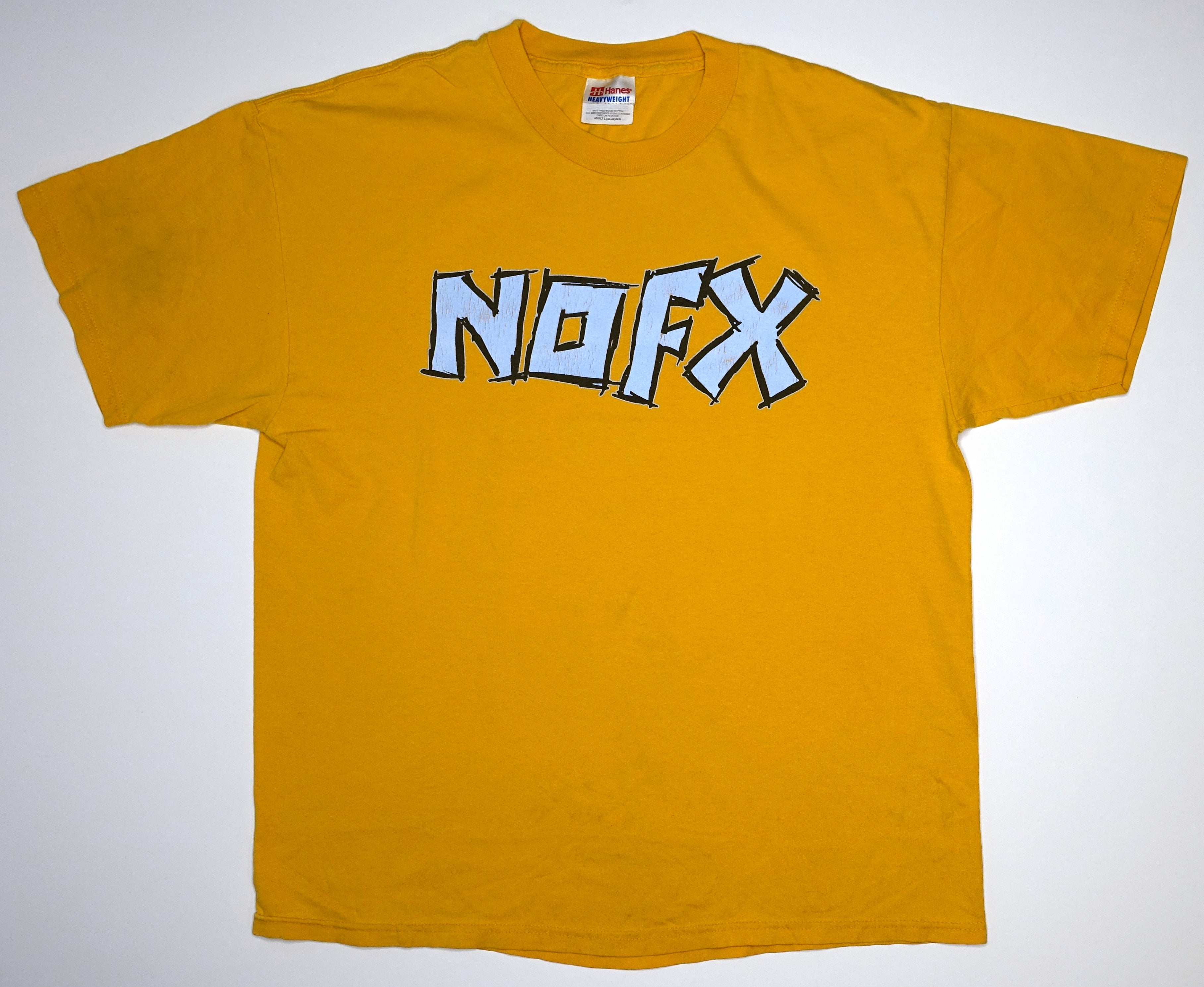 NOFX - Pump Up the Valuum Whirled 2000 Tour Shirt Size Large