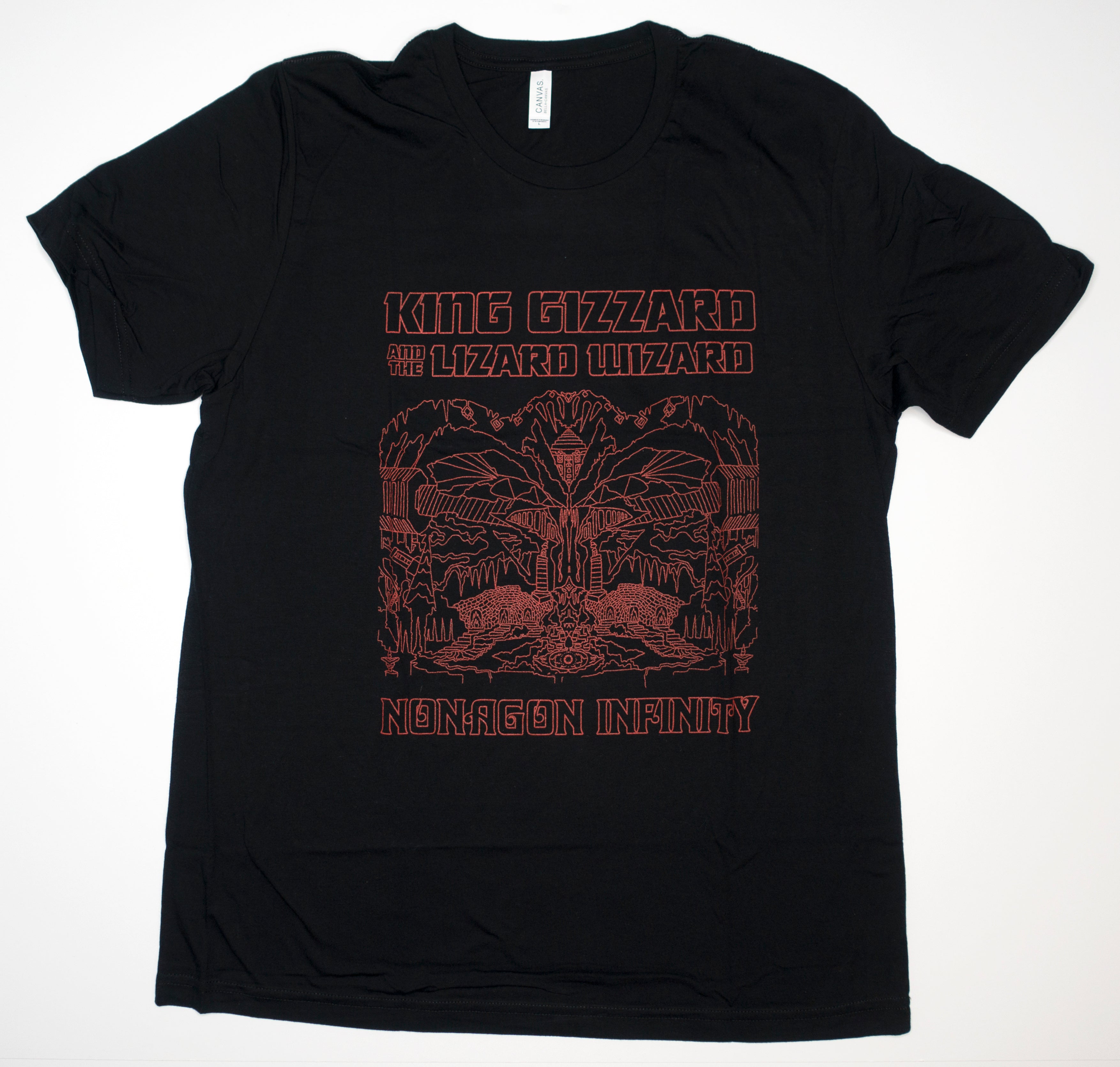 King Gizzard & The Lizazrd Wizard - Nonagon Infinity 2016 Tour Shirt Size Large