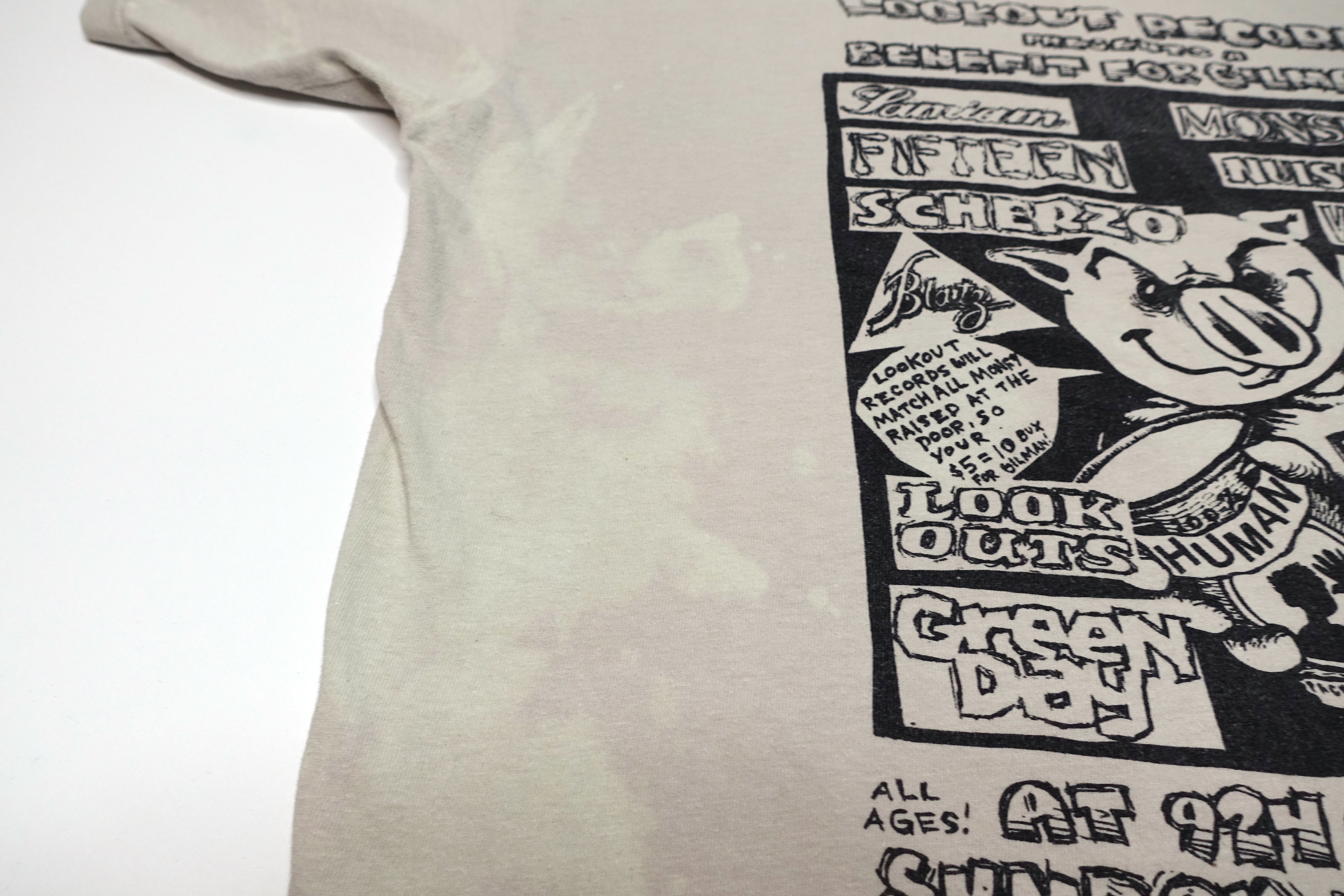 Lookout Records - "Lookout Fest" Benefit For Gilman St. Oct. 1991 Shirt Size Large
