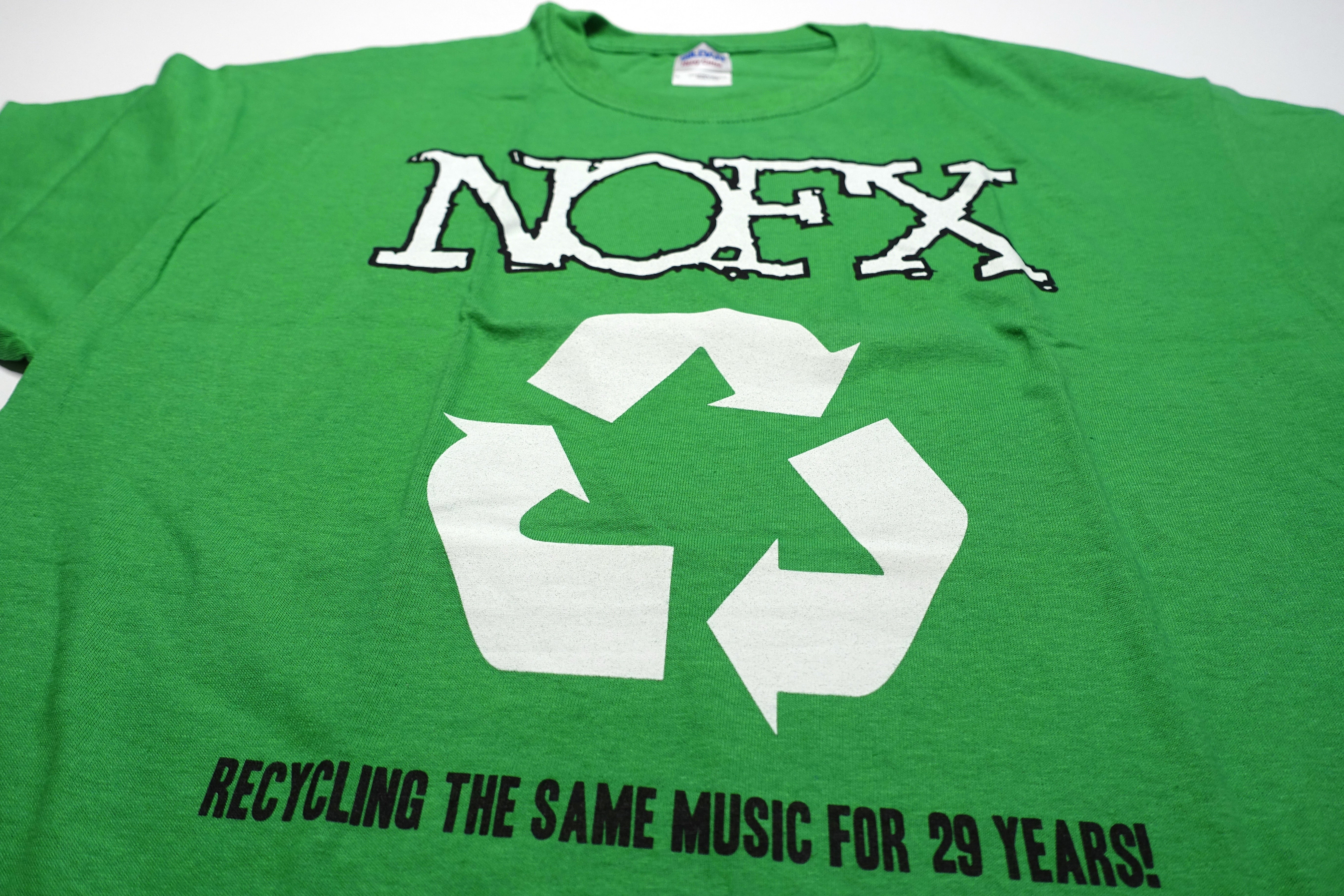 NOFX - Recycling the Same Music For 29 Years Tour Shirt Size Large