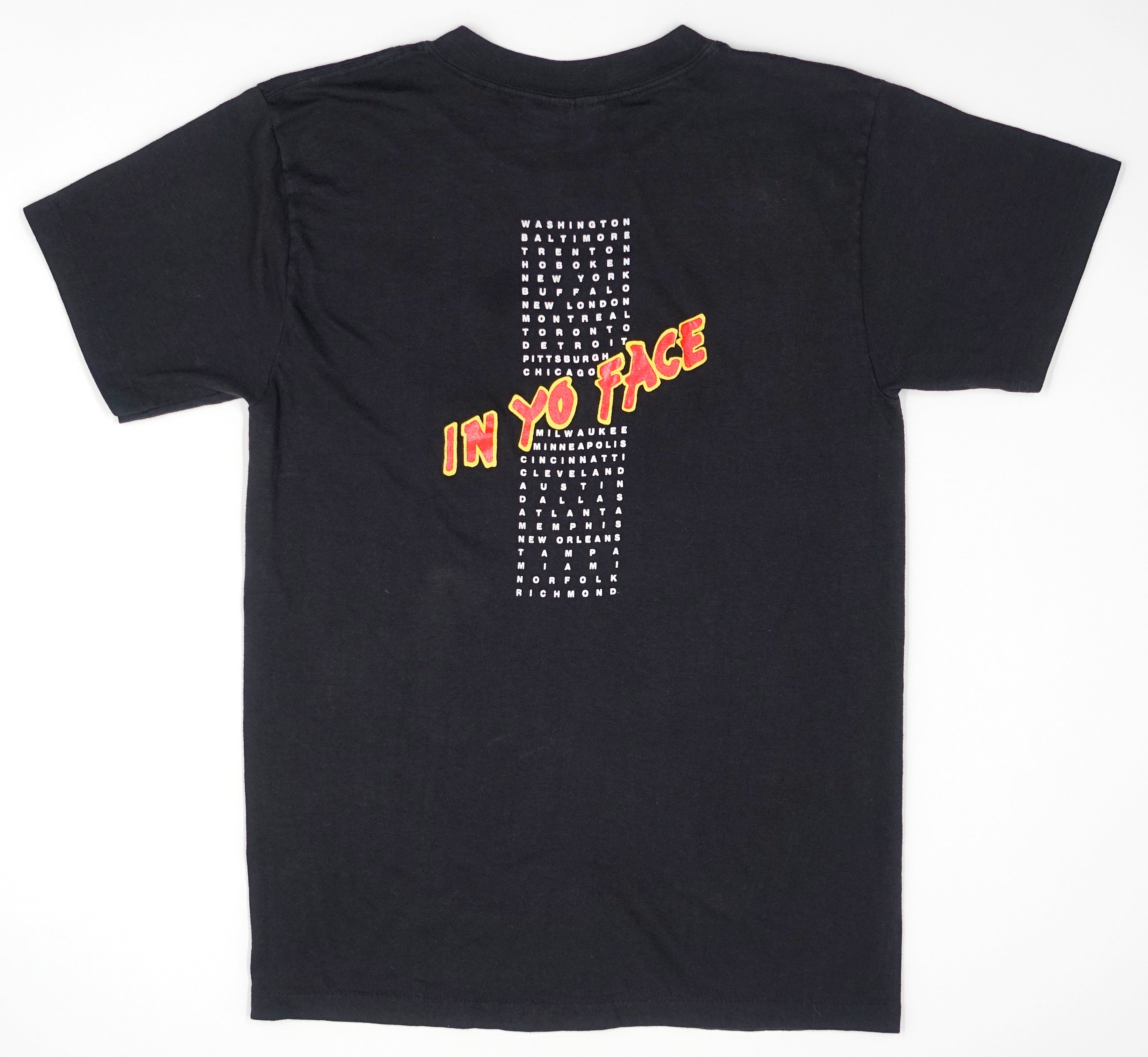 Meatmen - Rock 'N' Roll Juggernaut 1987 North American Tour Shirt Size Large