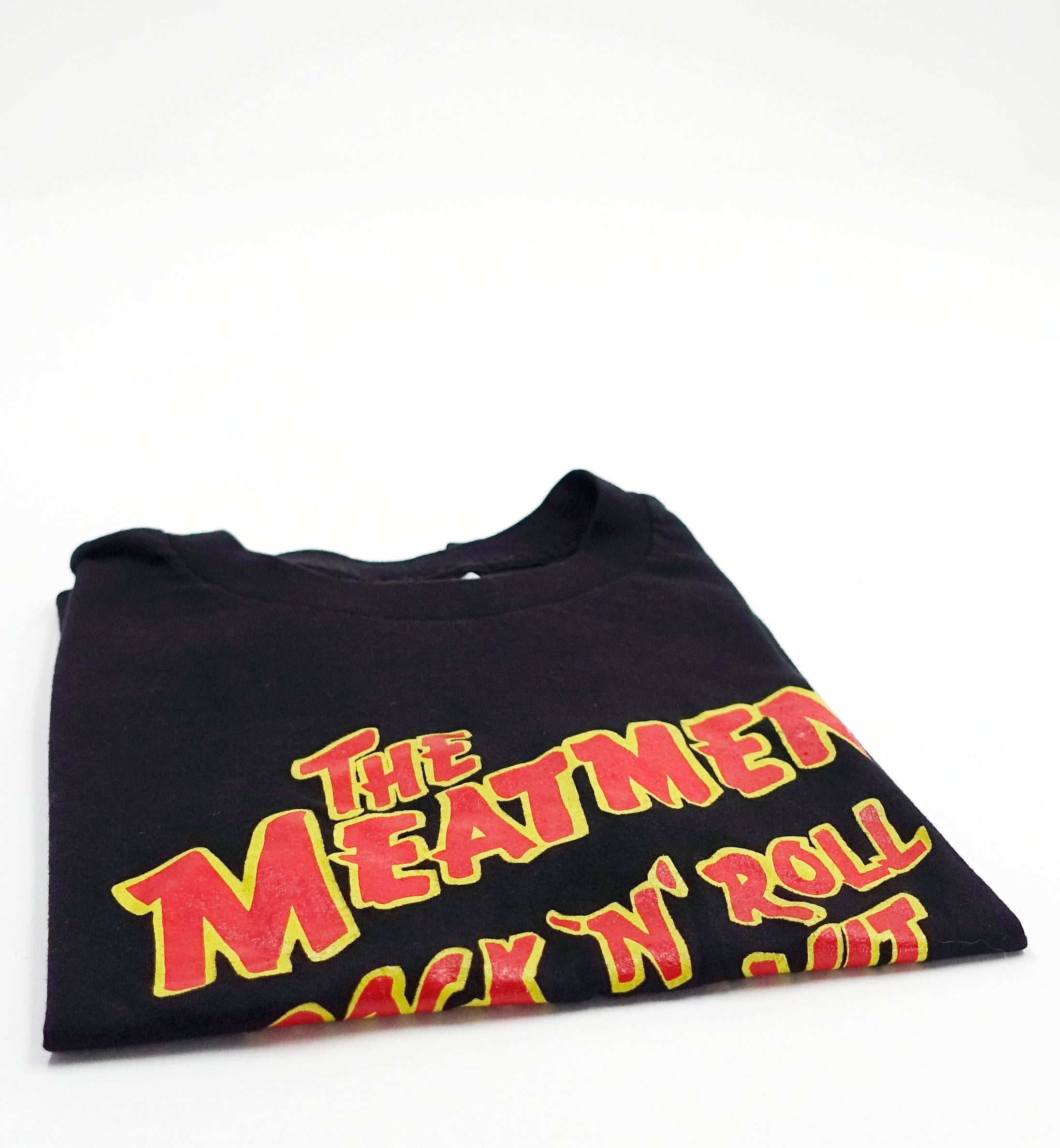Meatmen - Rock 'N' Roll Juggernaut 1987 North American Tour Shirt Size Large