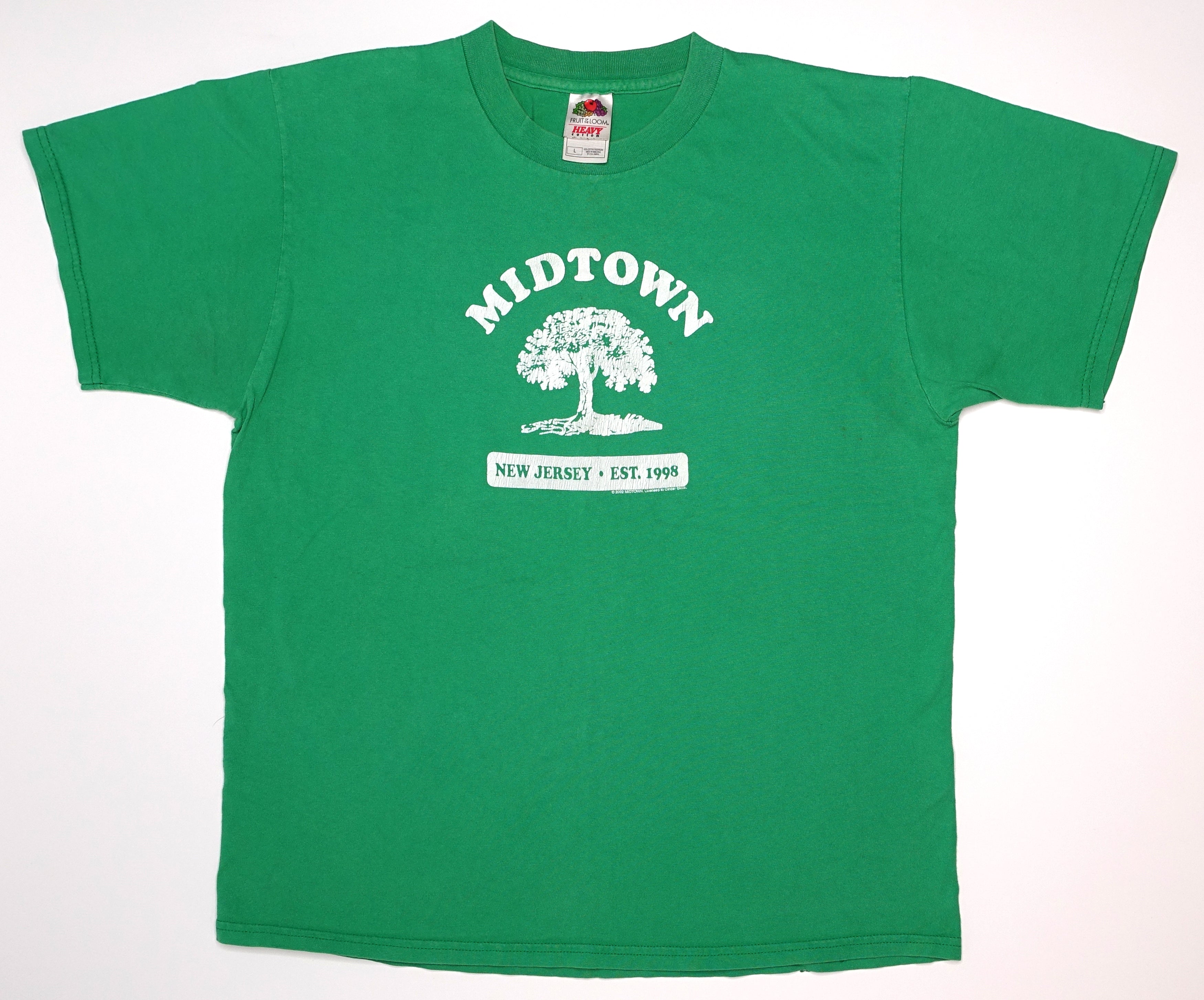 Midtown - Est. 1998 New Jersey Living Well Is The Best Revenge 2002 Tour Shirt Size Large