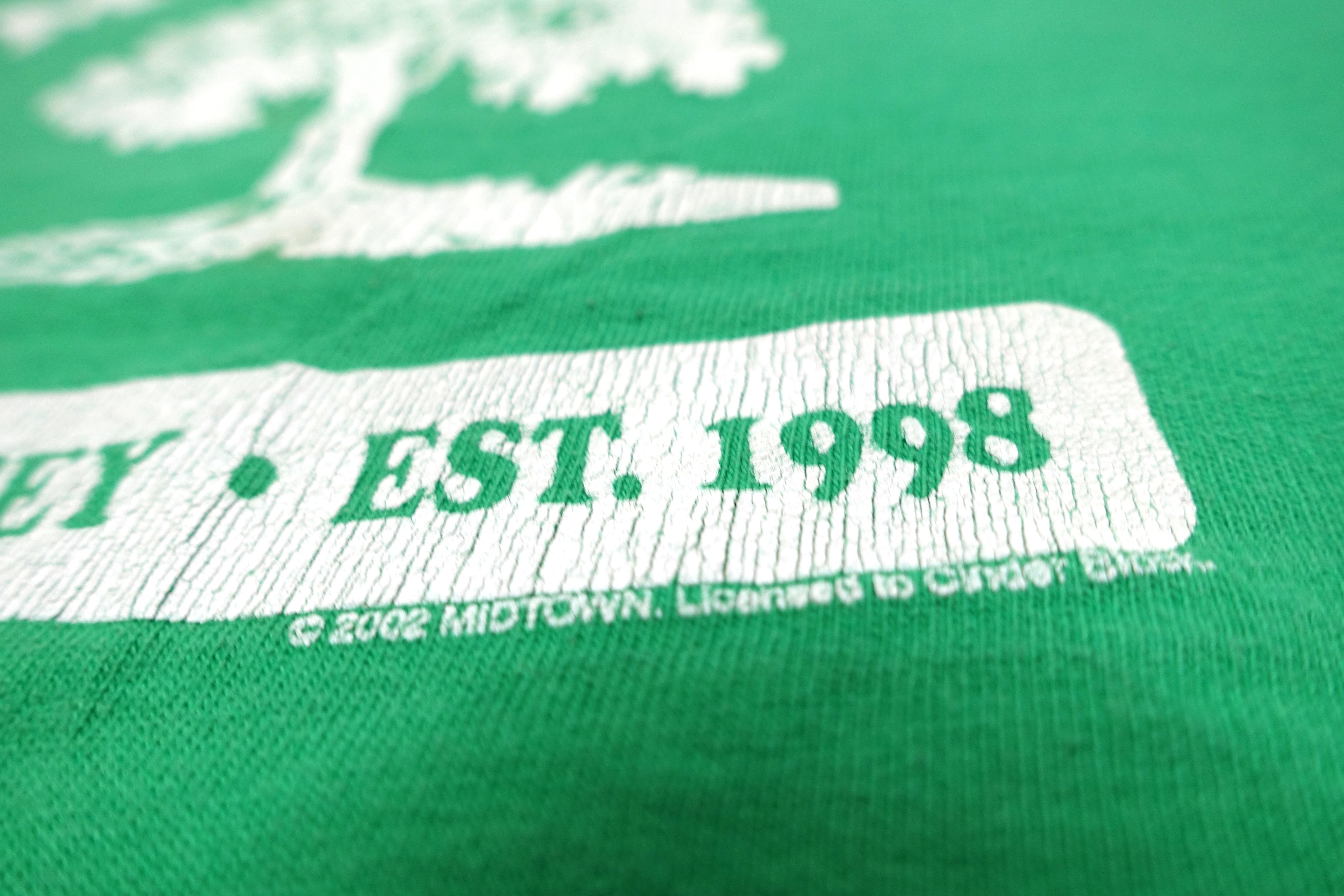 Midtown - Est. 1998 New Jersey Living Well Is The Best Revenge 2002 Tour Shirt Size Large