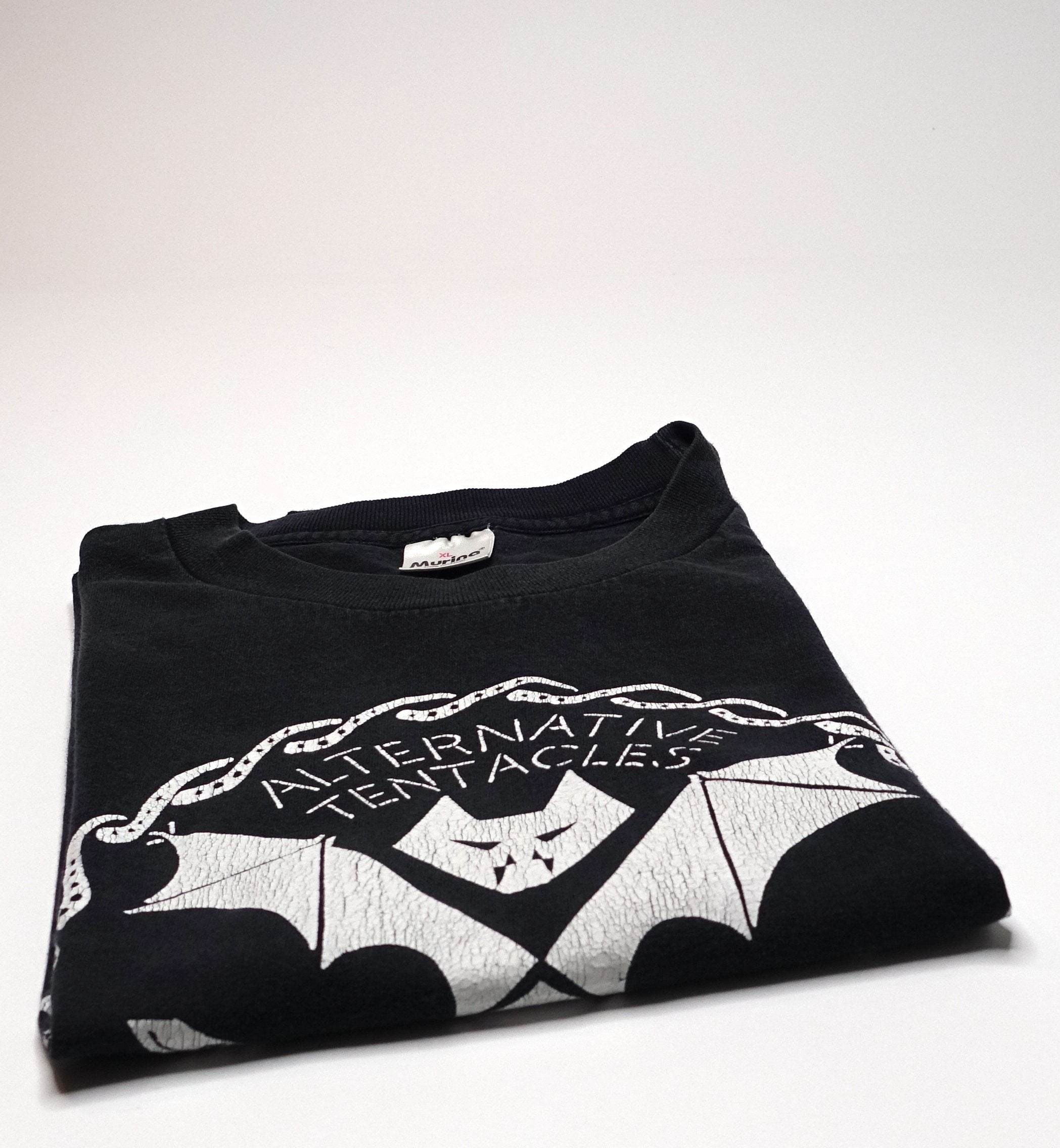 Alternative Tentacles – Winston Smith Bat Logo 90's Shirt Size XL