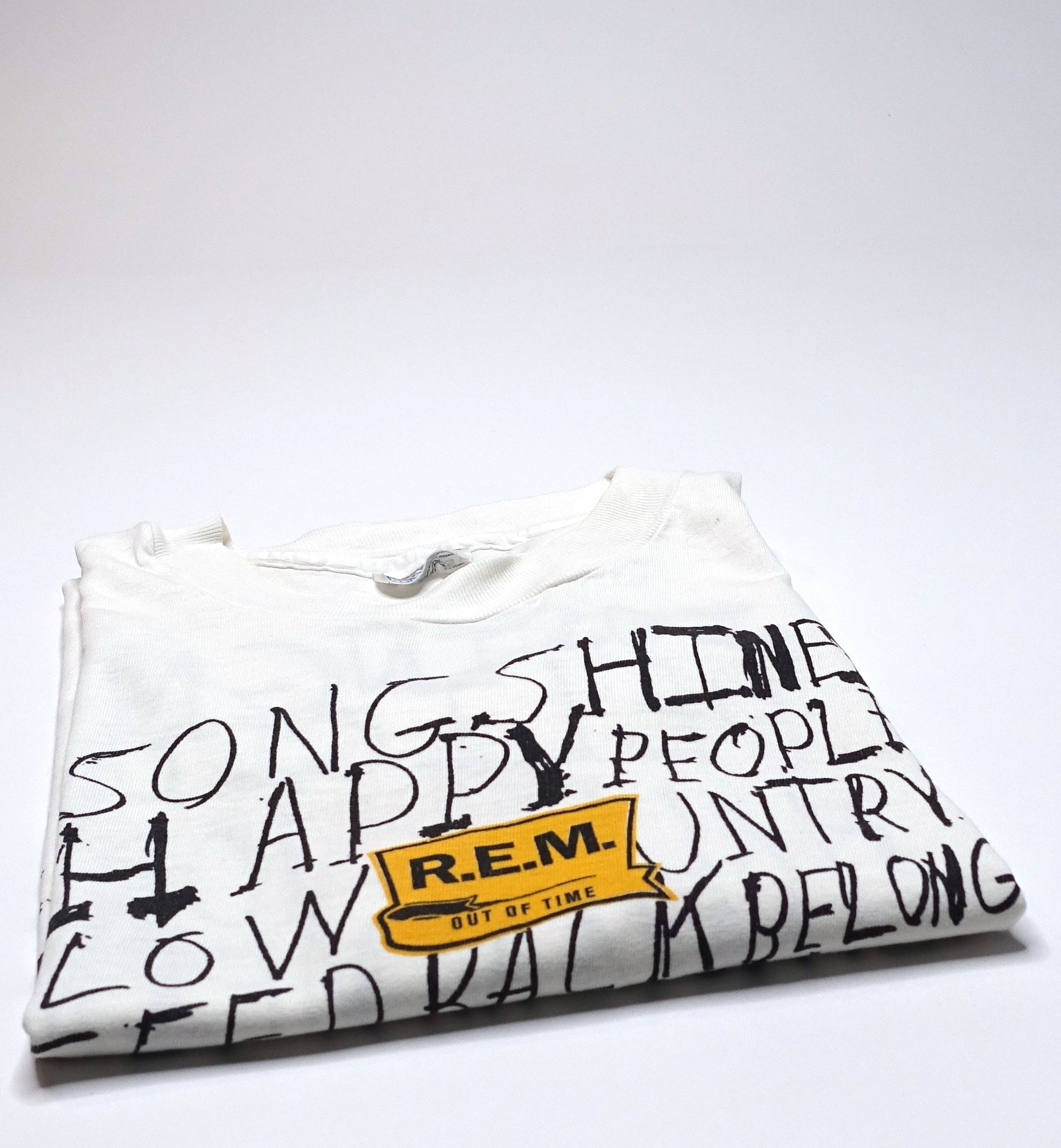 R.E.M. – Out Of Time 1991 Tour Shirt Size XL