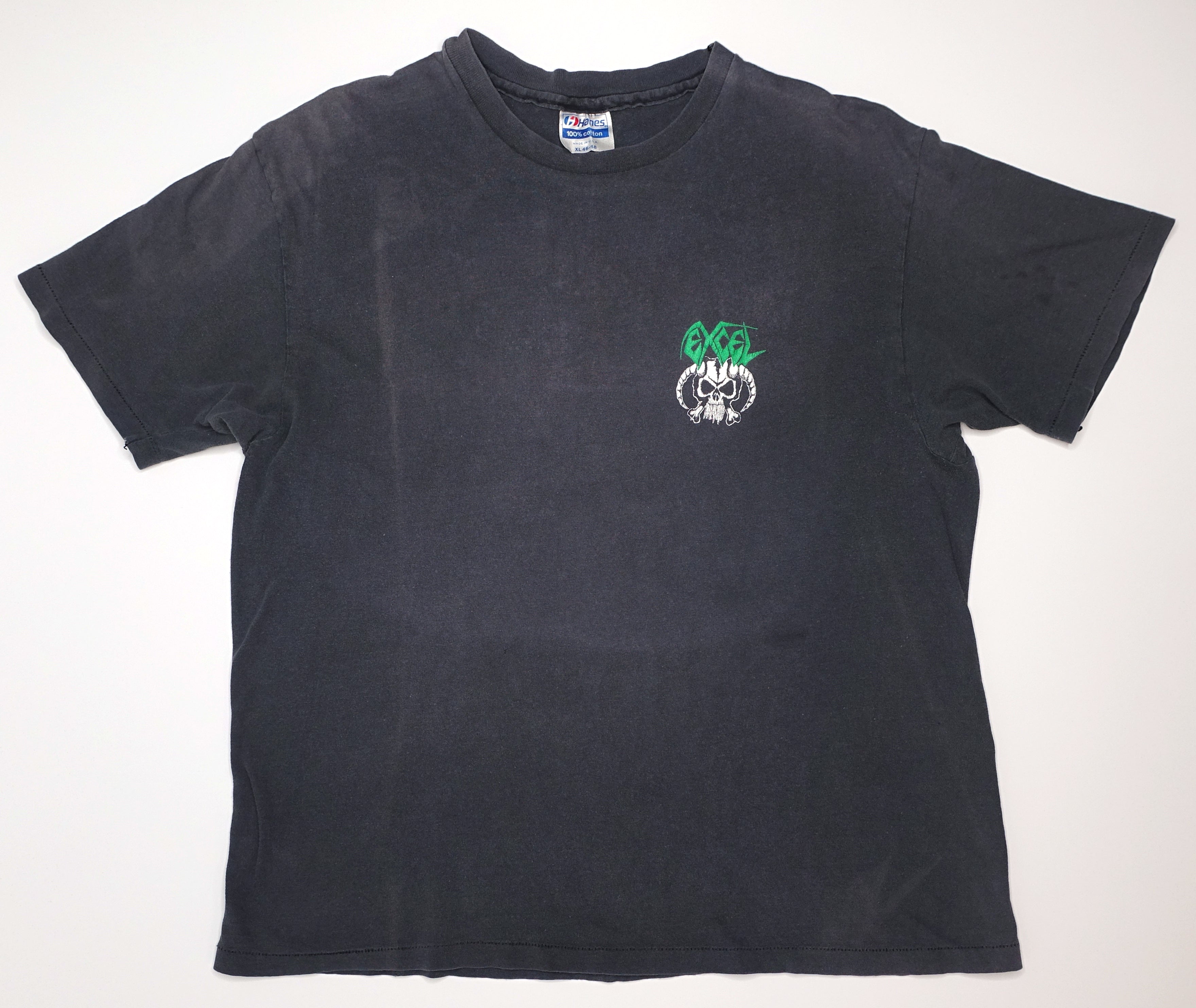 Excel – Split Image / Ric Clayton Skull 1987 Tour Shirt Size XL