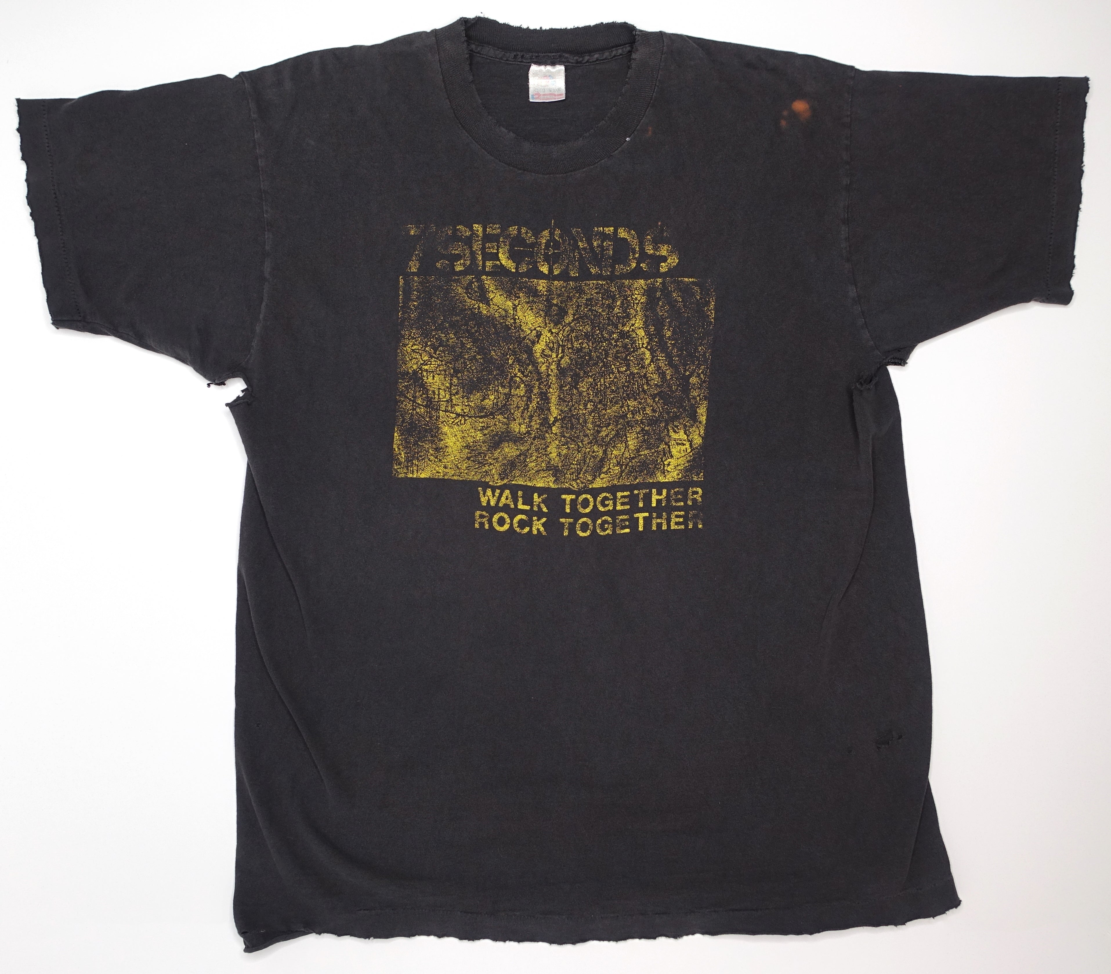 7 Seconds – Walk Together Rock Together 90's Shirt Size XL
