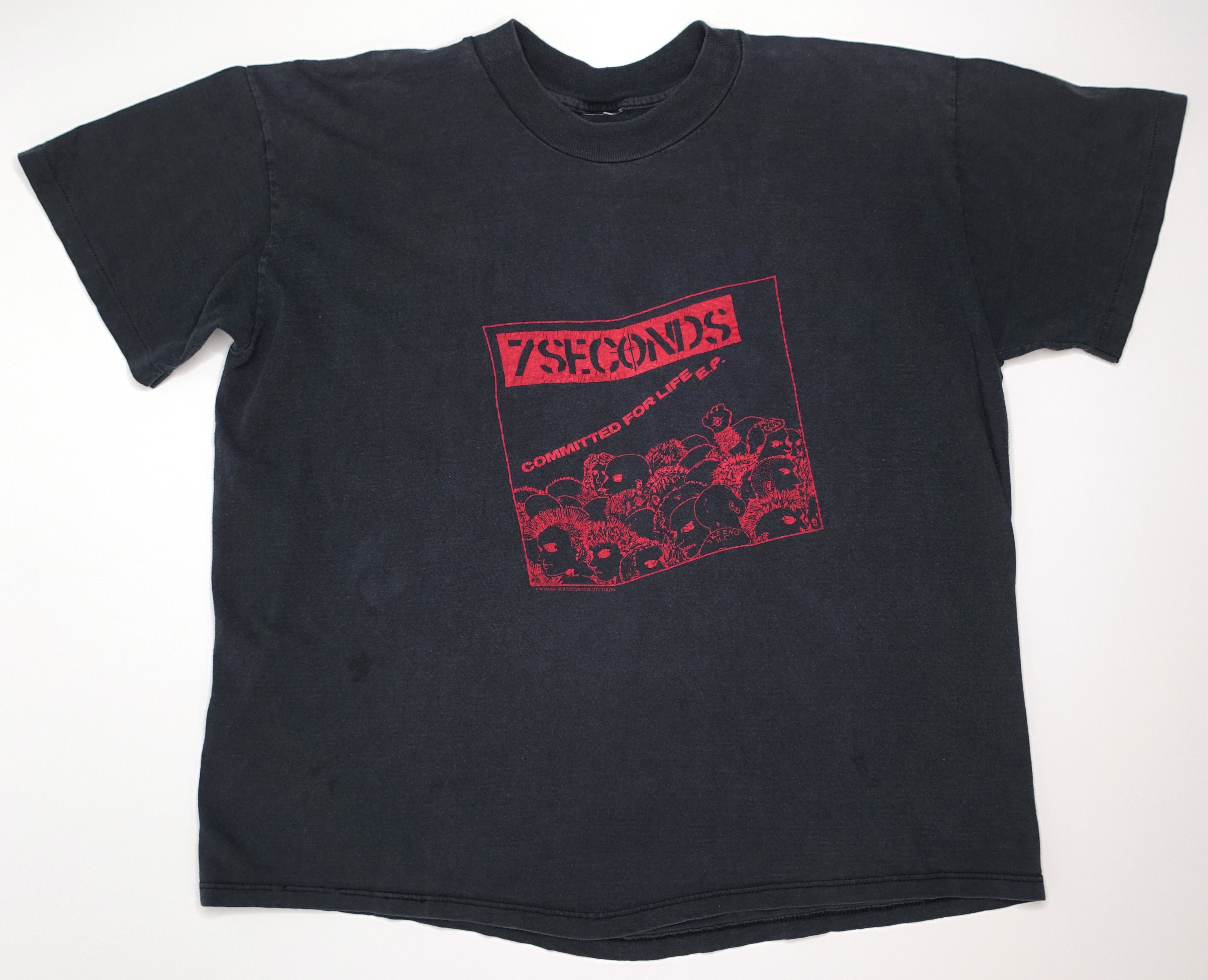 7 Seconds – Committed For Life 90's Shirt Size XL