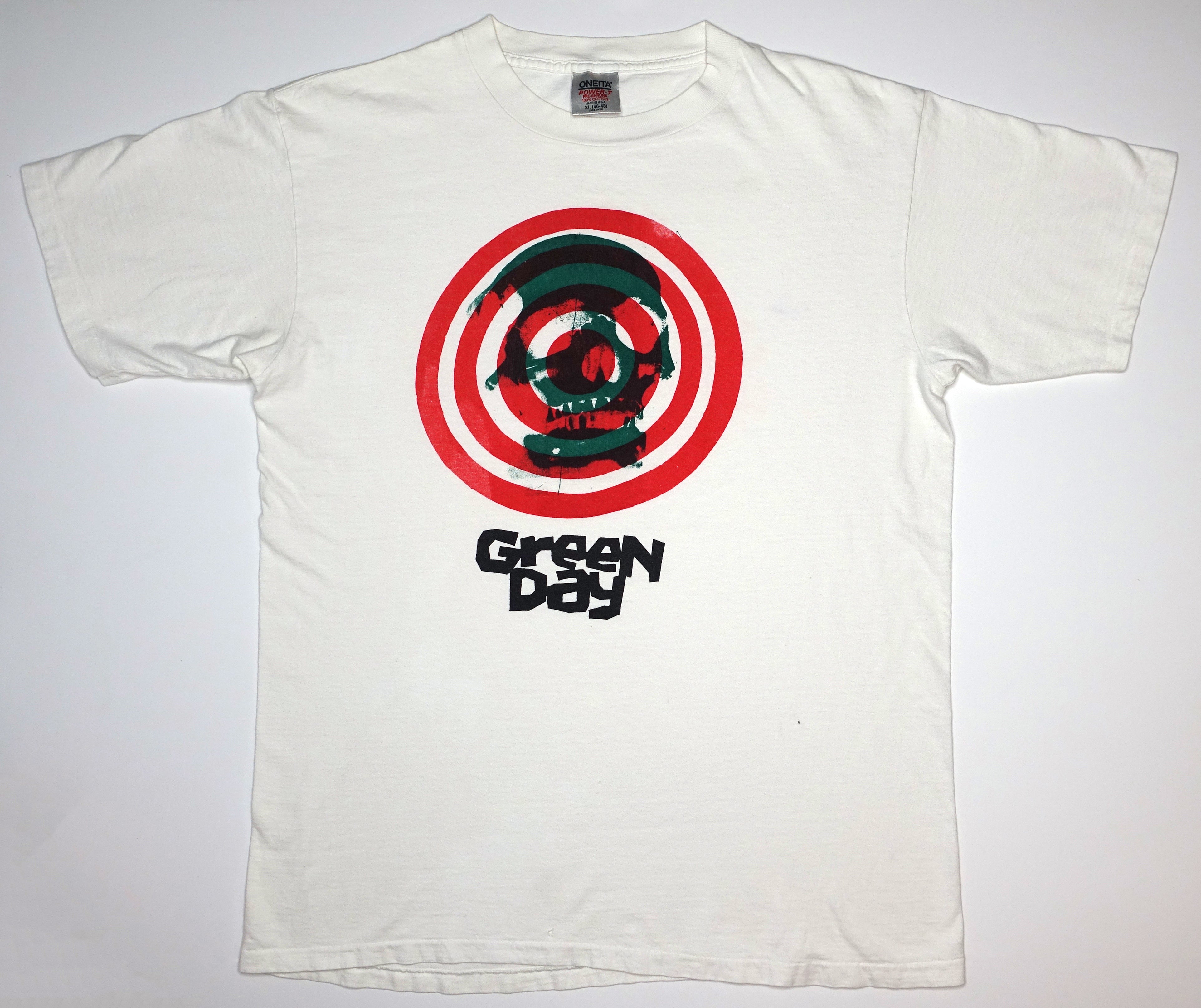 Green Day - Target & Skull Kerplunk Era 1991 Tour Shirt Size XL
