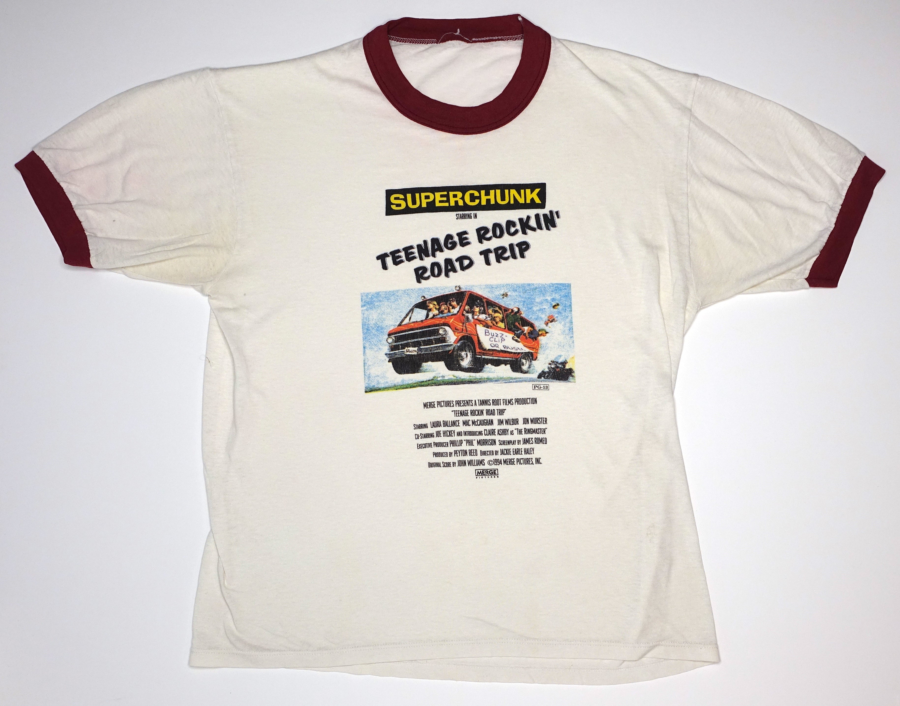Superchunk - Teenage Rockin' Road Trip Tour Shirt Size Large (Ringer)