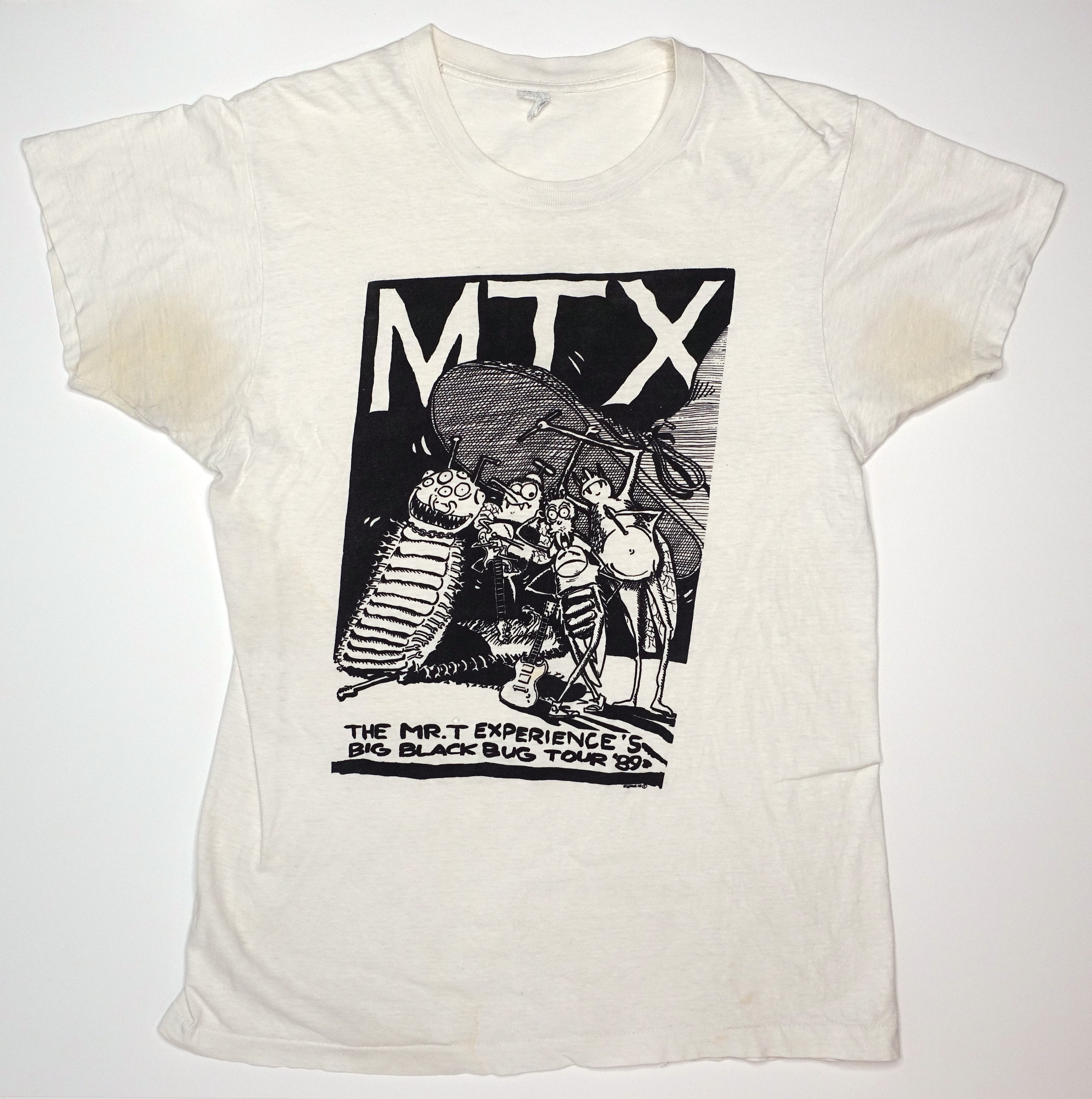 Mr. T Experience – Big Black Bug Tour 1989 Shirt Size Large