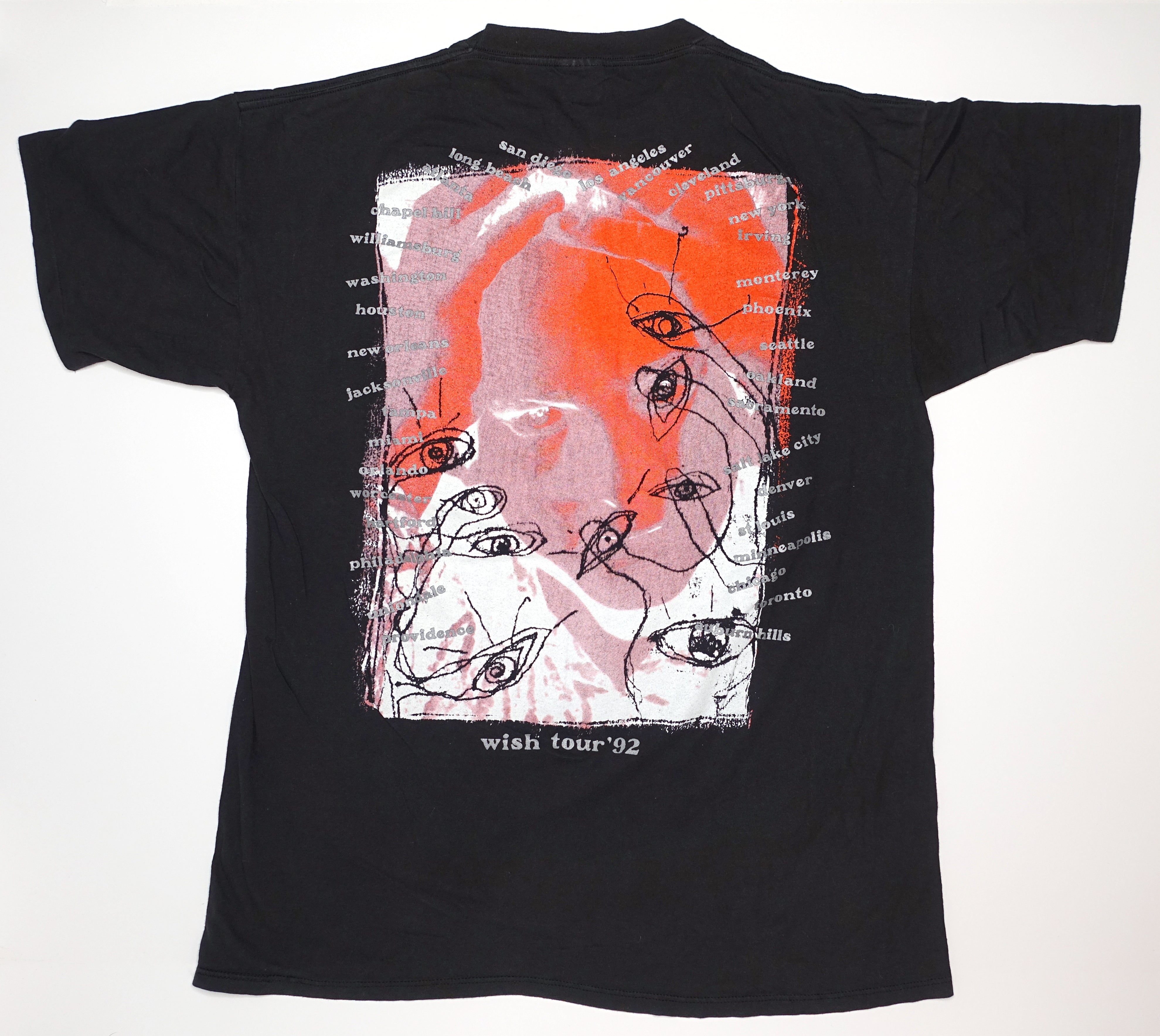 Cure - Wish USA 1992 Tour Shirt Size OSFA / XL