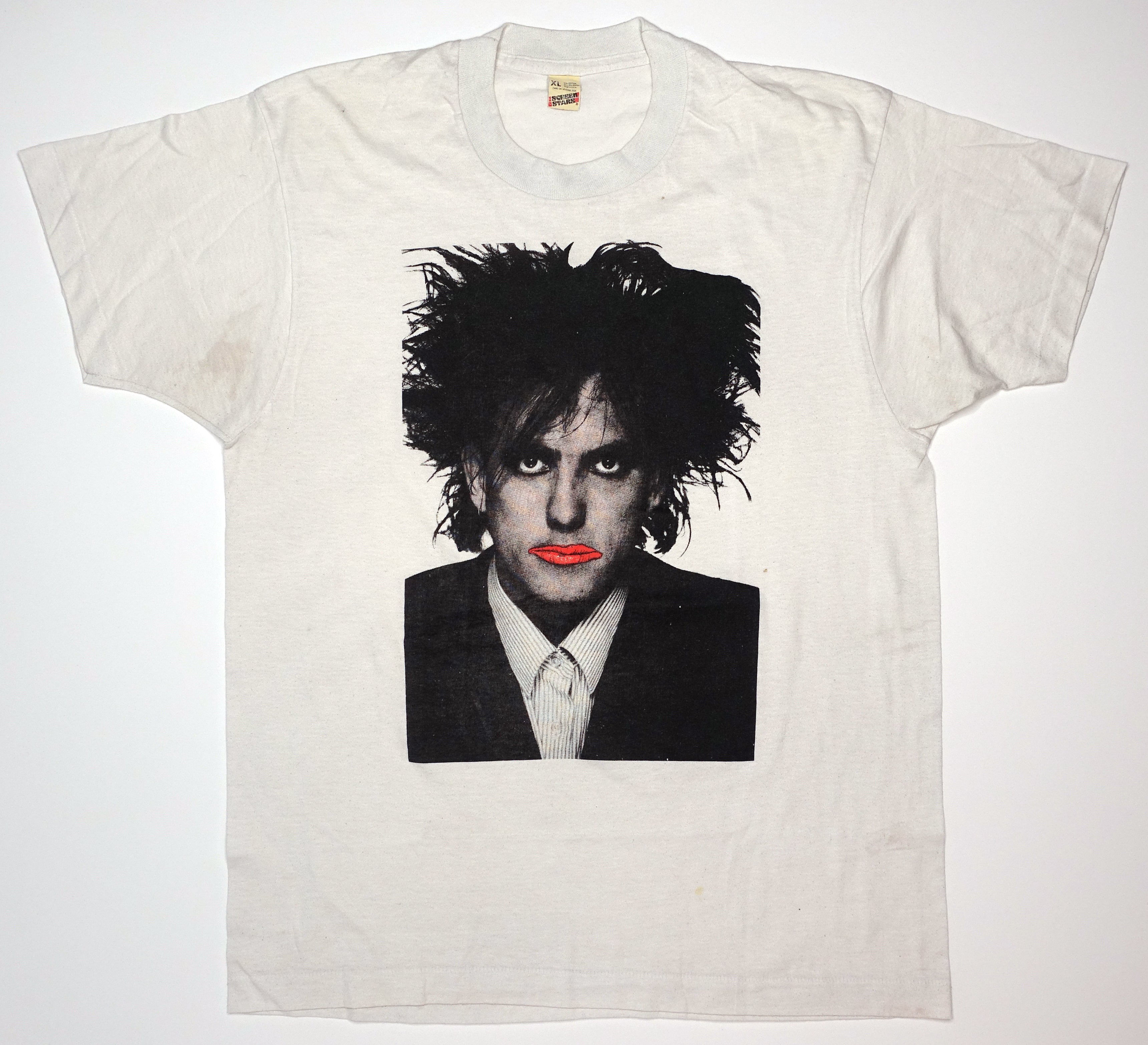 Cure - Robert Smith's Lips 80's Shirt Size XL
