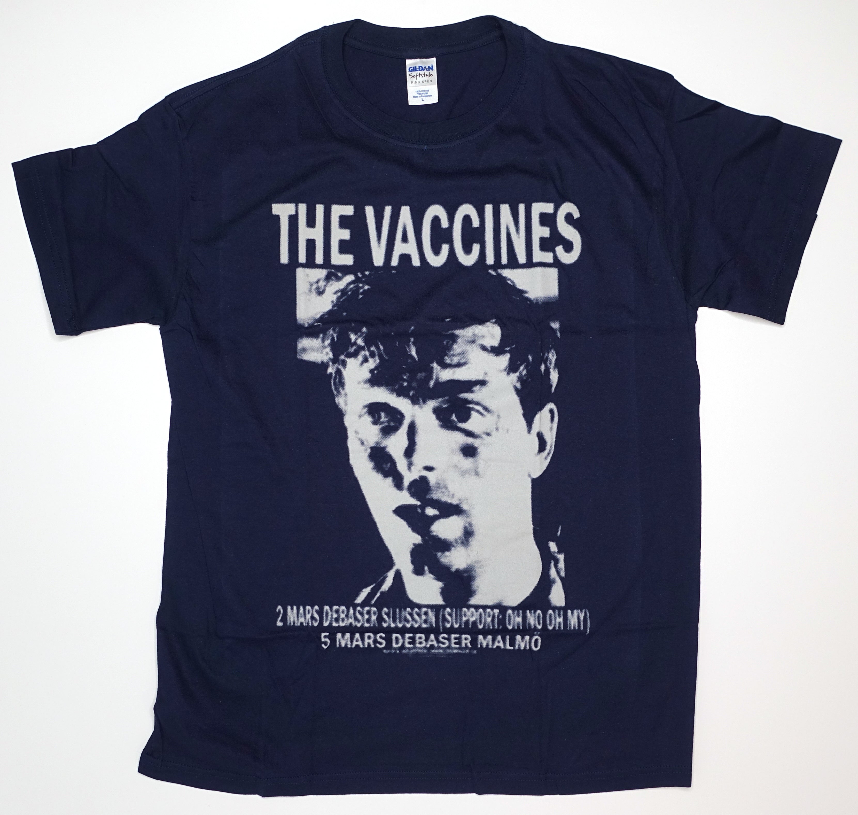 Vaccines - Two Mars Debaser 2012 Tour Shirt Size Large