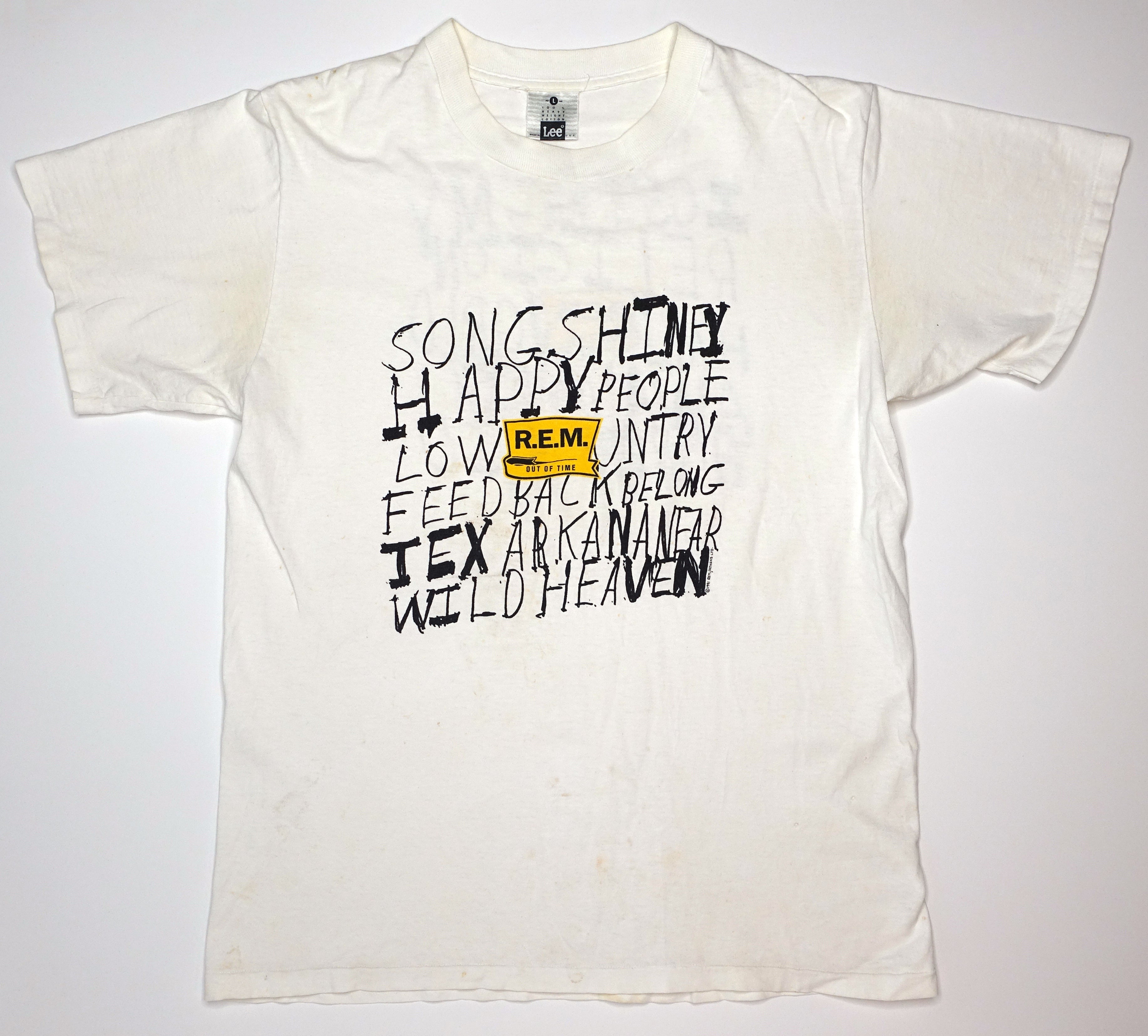 R.E.M. – Out Of Time 1991 Tour Shirt Size Large