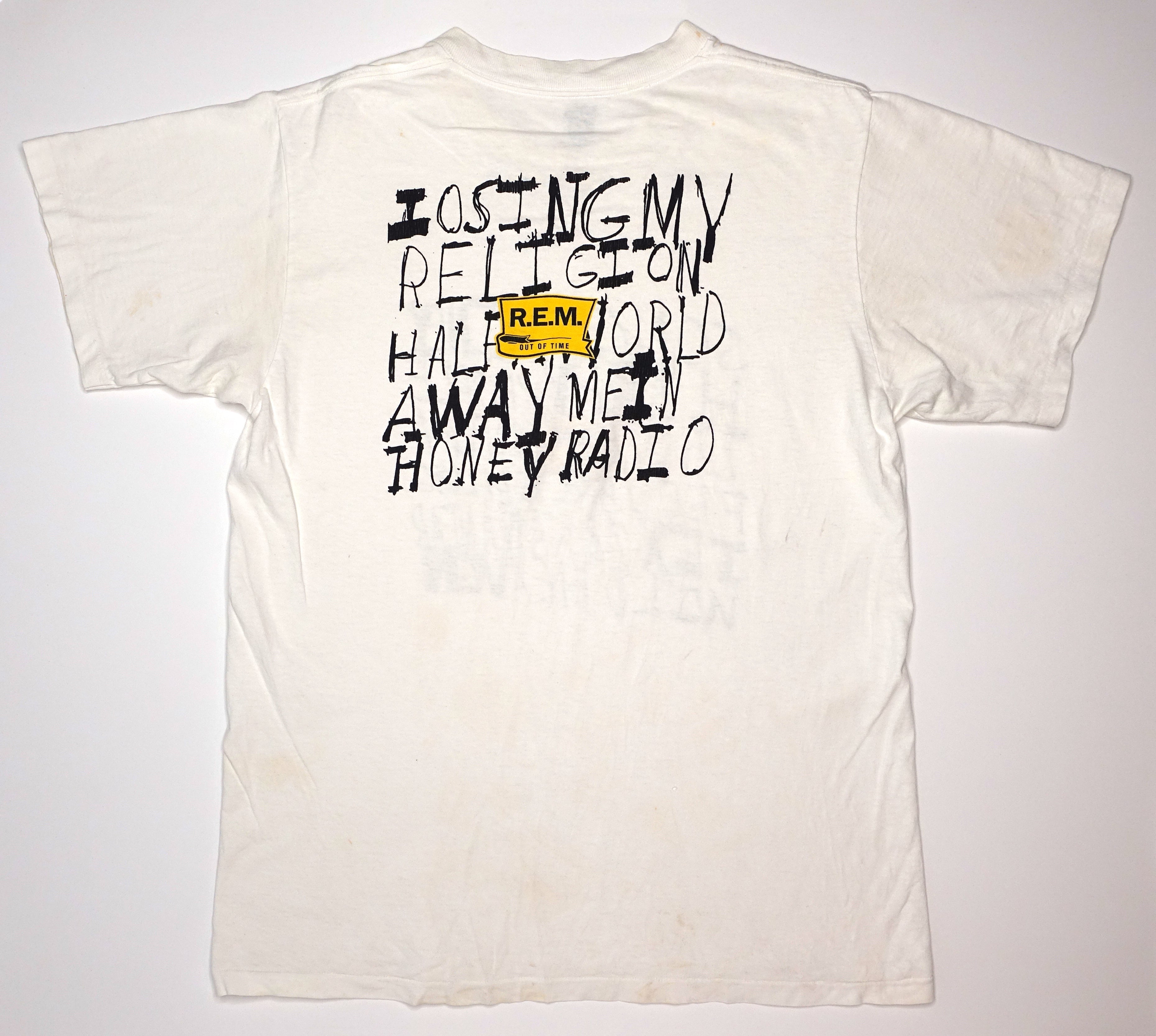 R.E.M. – Out Of Time 1991 Tour Shirt Size Large