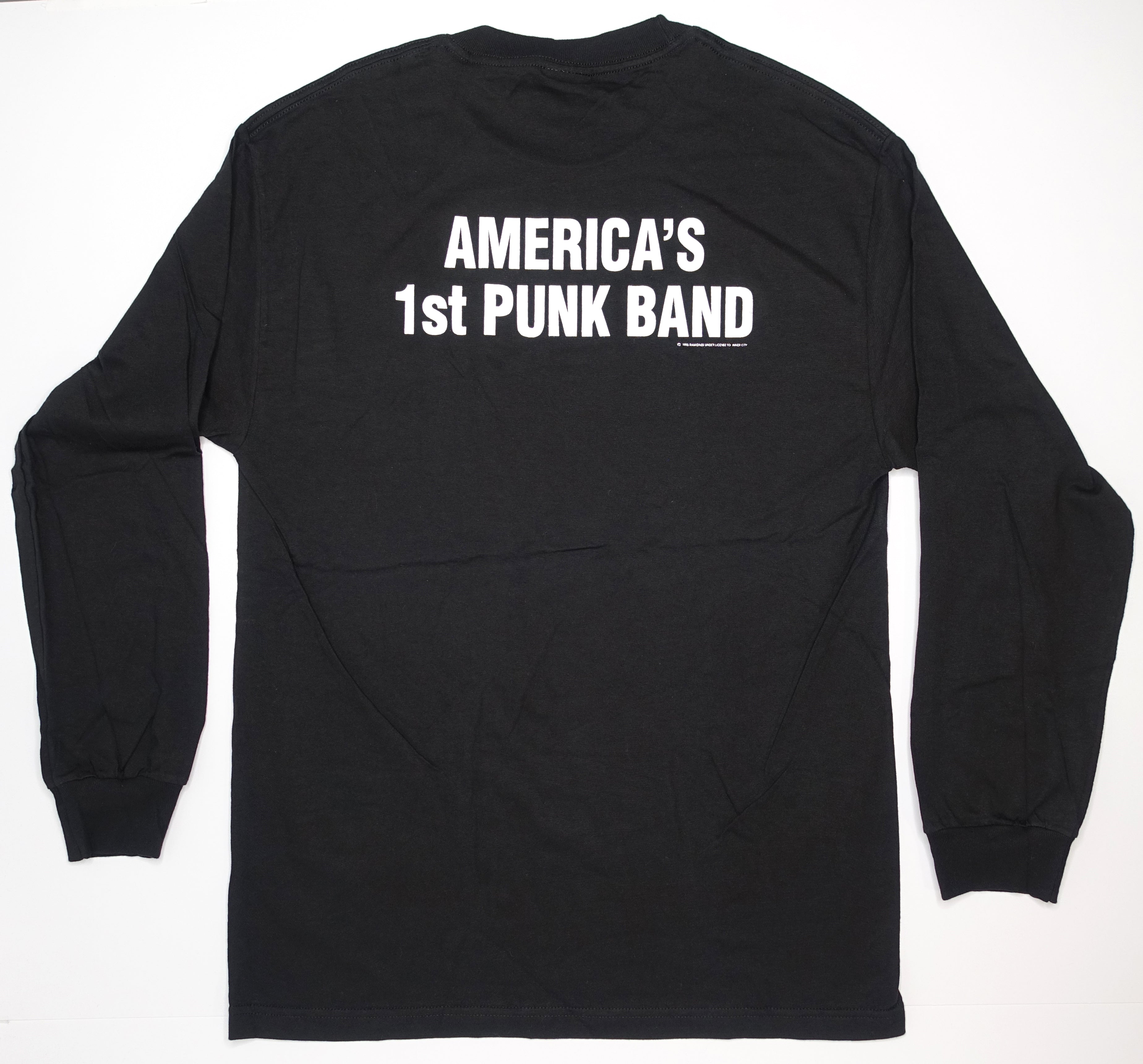Ramones - America's First Punk Band 1995 Tour Long Sleeve Shirt Size Large