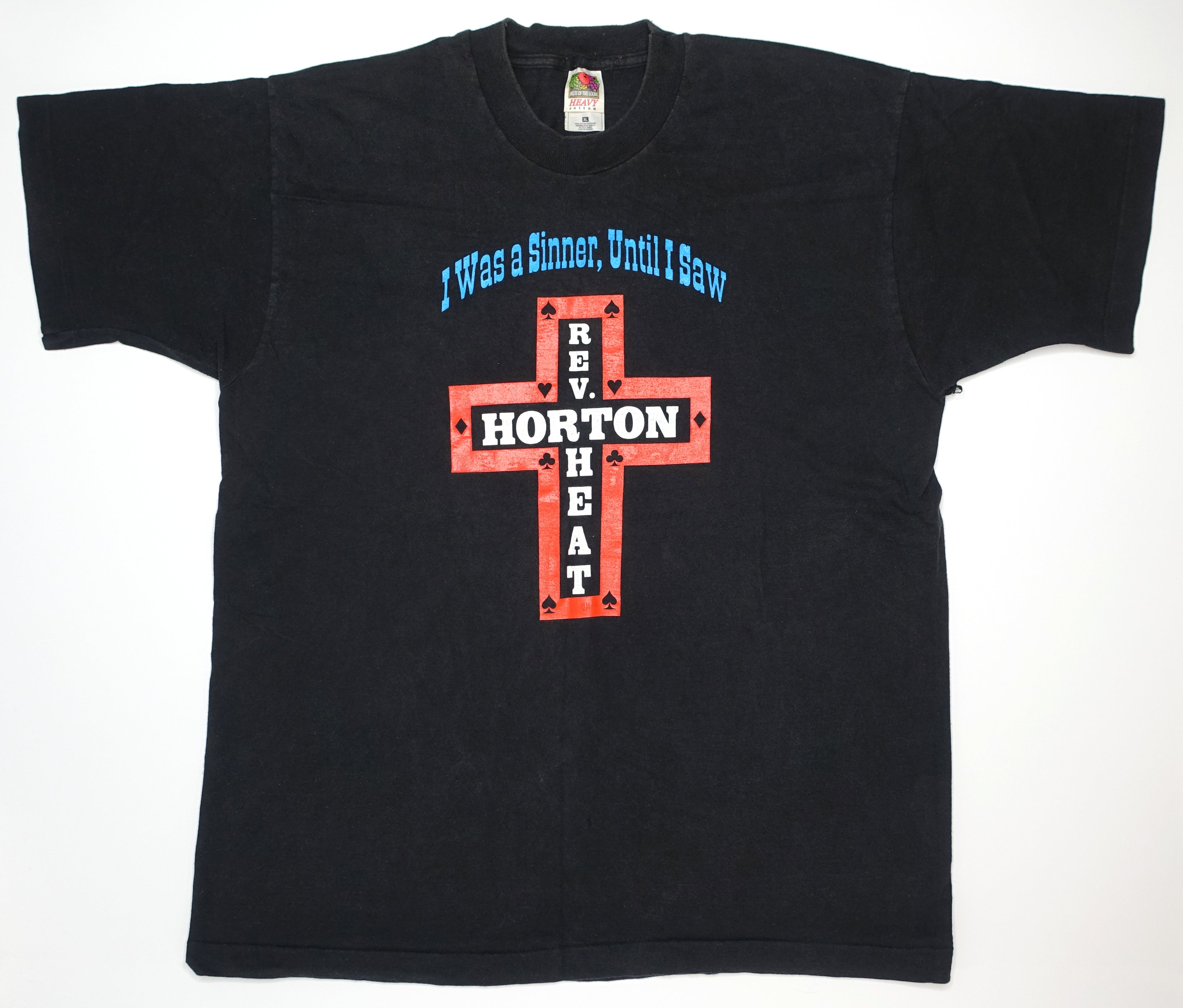 Reverend Horton Heat - I Was A Sinner until I Saw 1993 Tour Shirt (2) Size XL