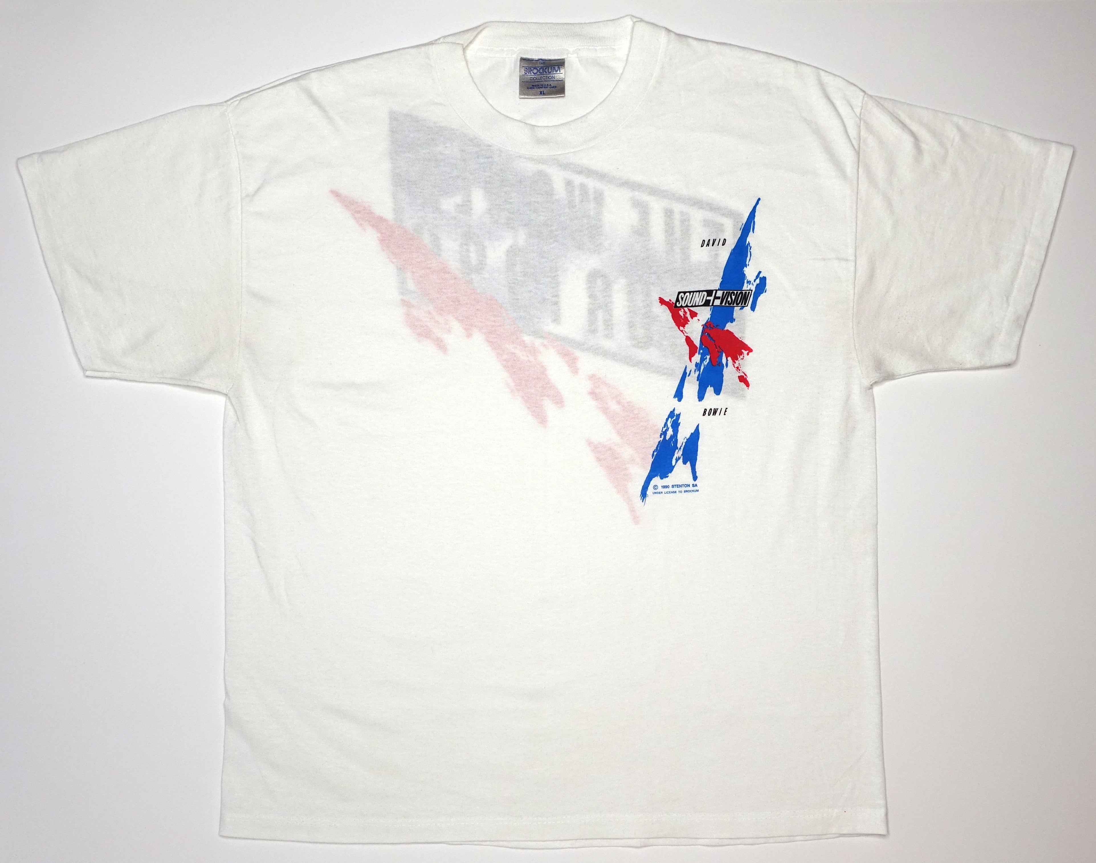 David Bowie - Sound / Vision Pocket Print 1990 Tour Shirt Size XL