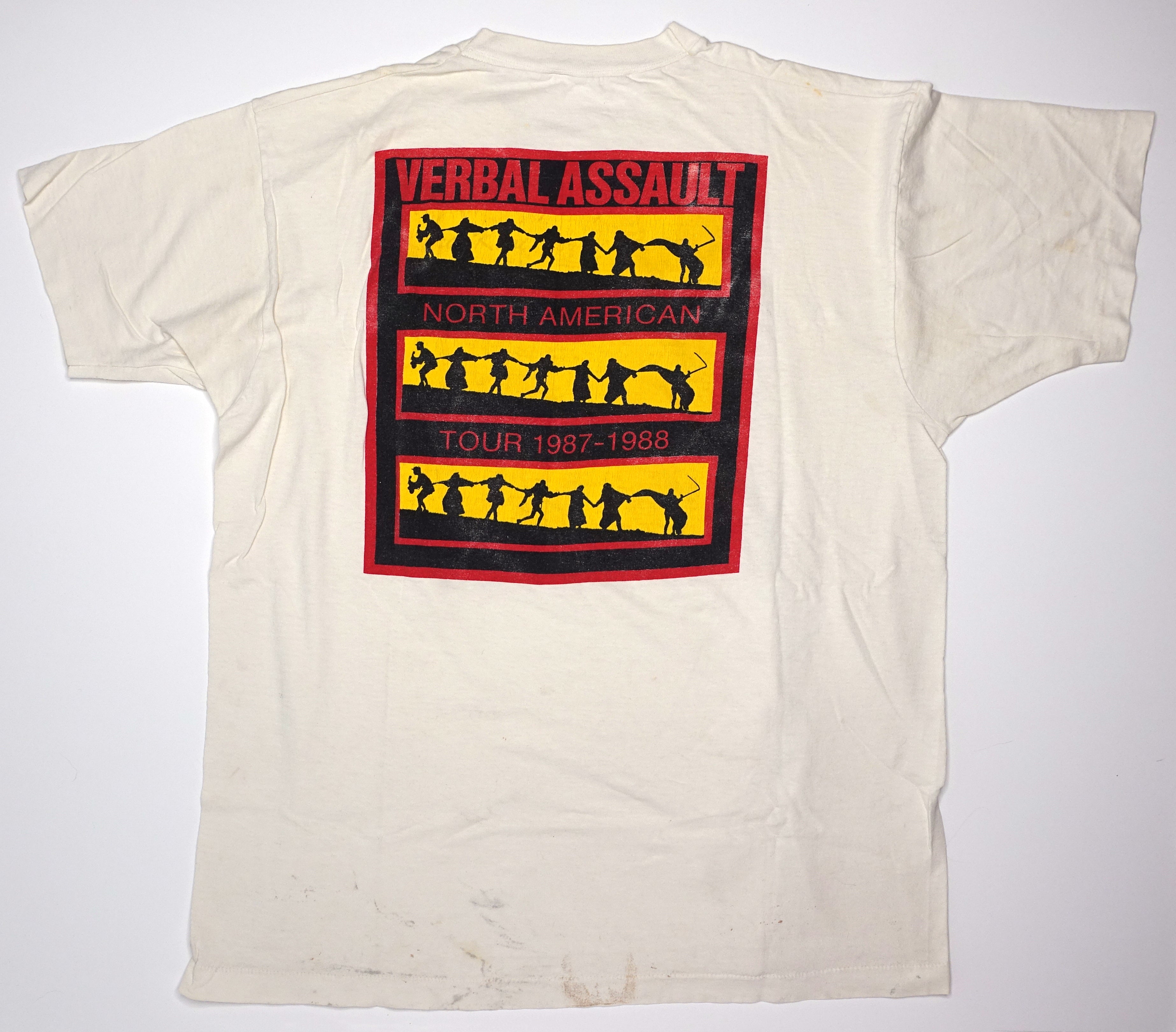 Verbal Assault – Trial North American 1987-88 Tour Shirt Size XL
