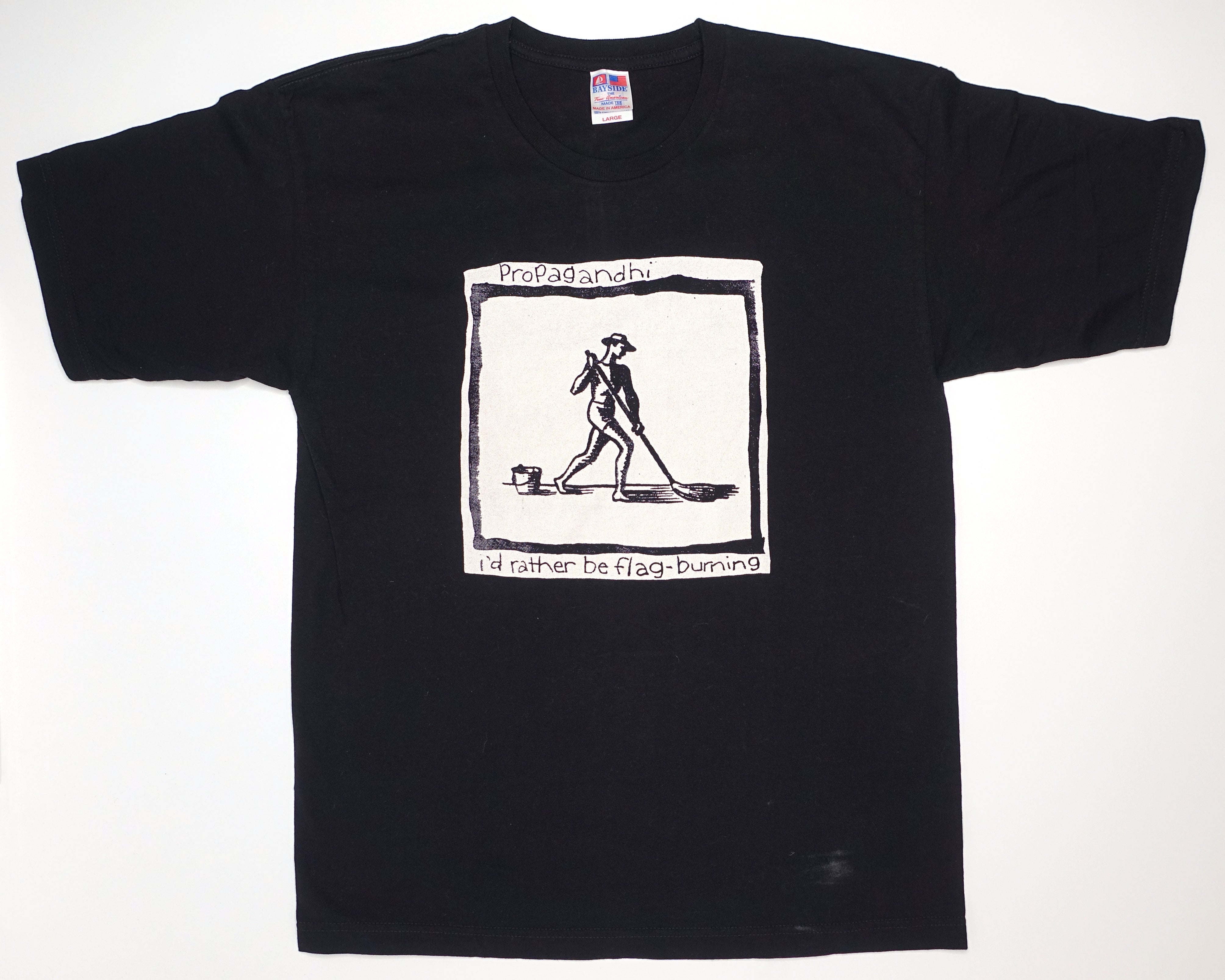 Propagandhi - I'd Rather Be Flag Burning 00's Re-issue Shirt Size XL