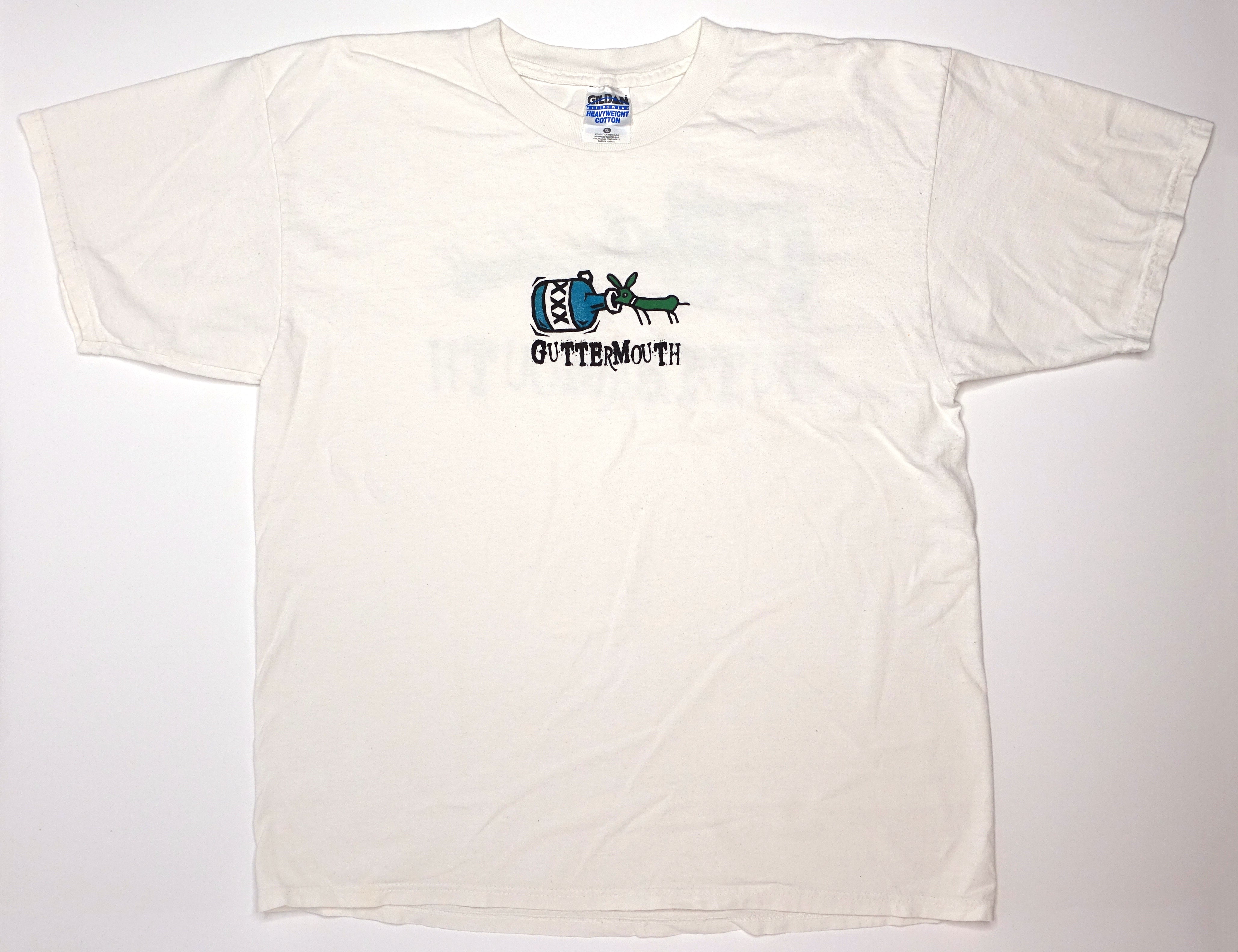 Guttermouth - Tequila Worm 90's Tour Shirt (White) Size XL