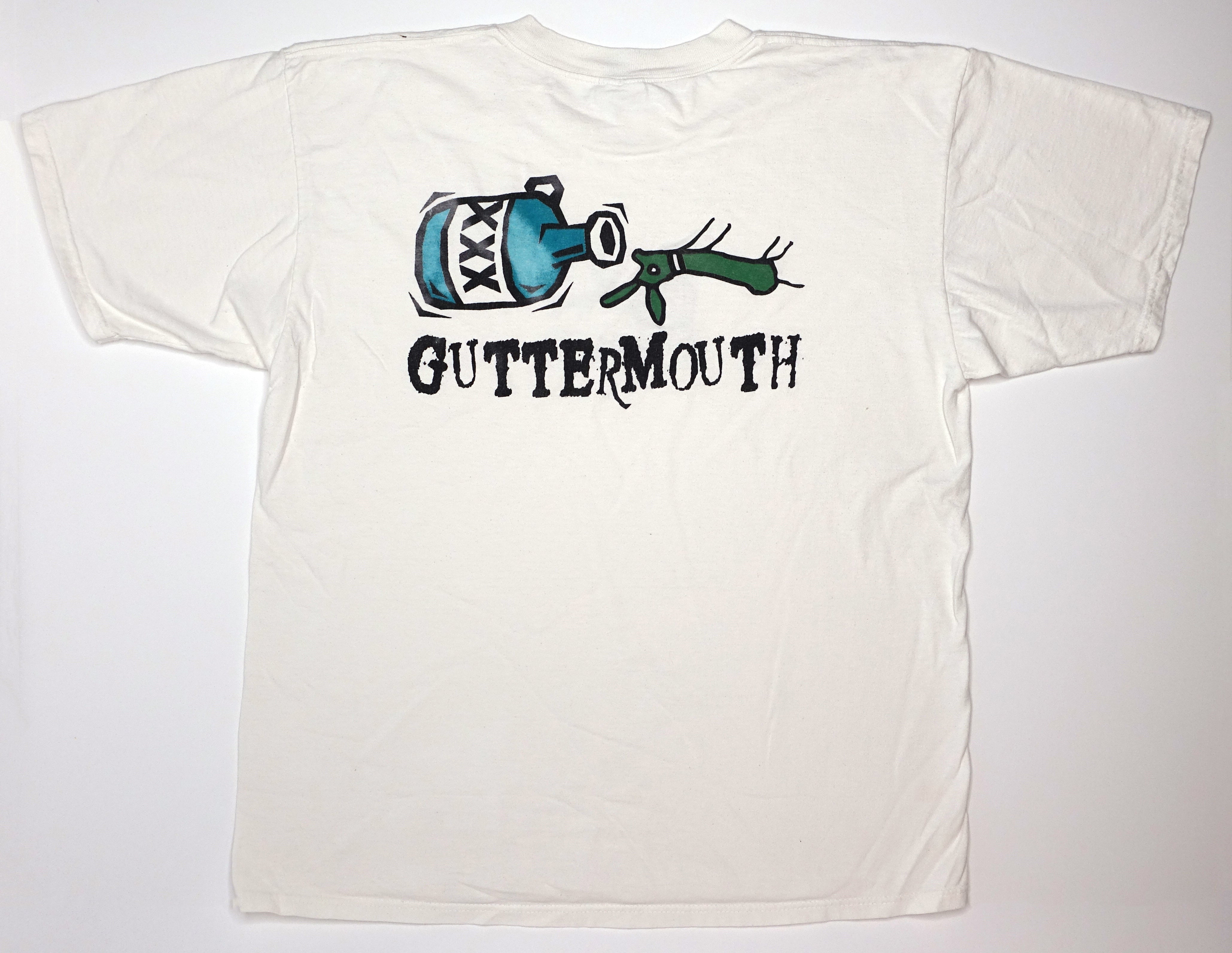 Guttermouth - Tequila Worm 90's Tour Shirt (White) Size XL