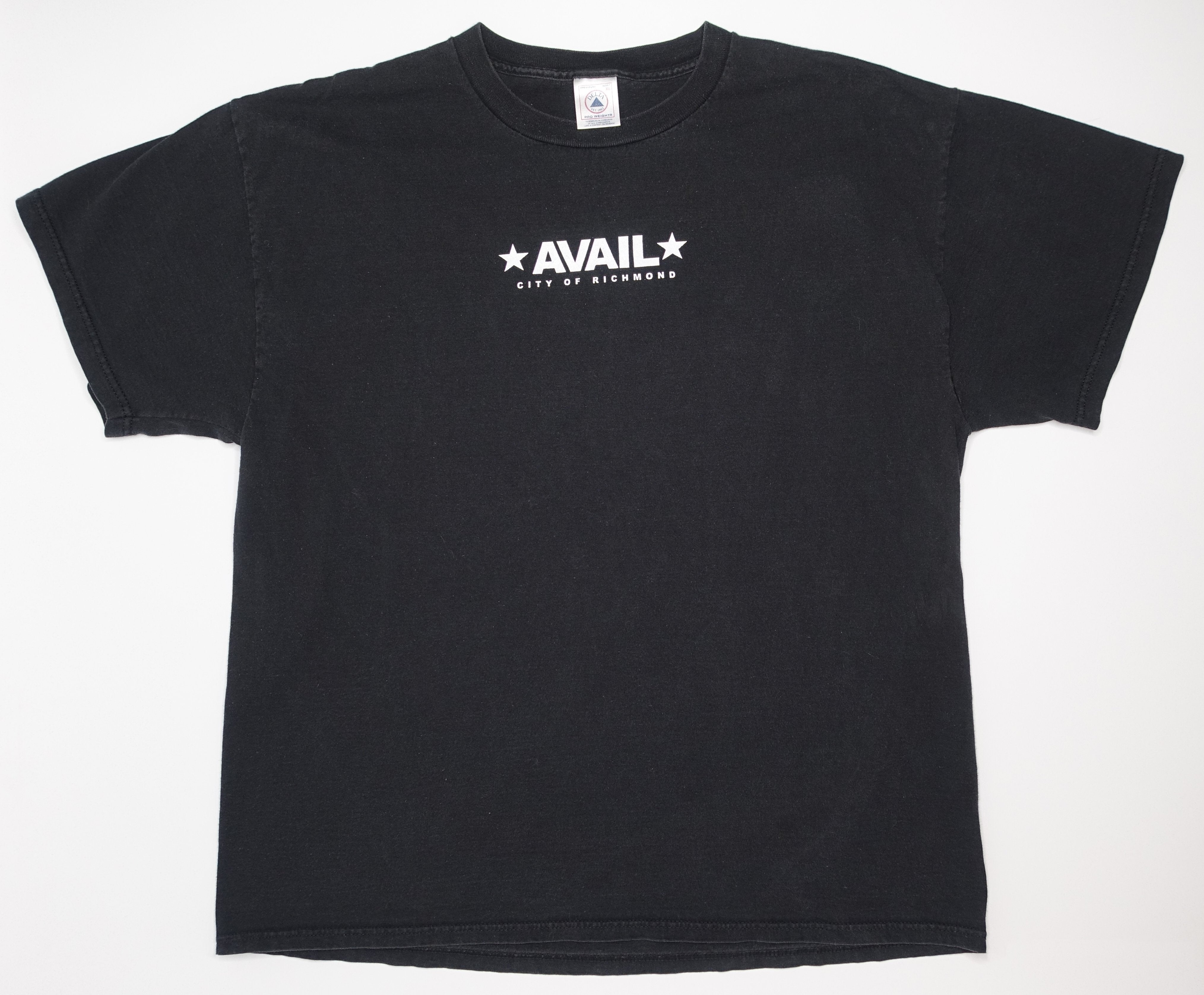 Avail - Vanarchy 1990's Tour Shirt Size XL