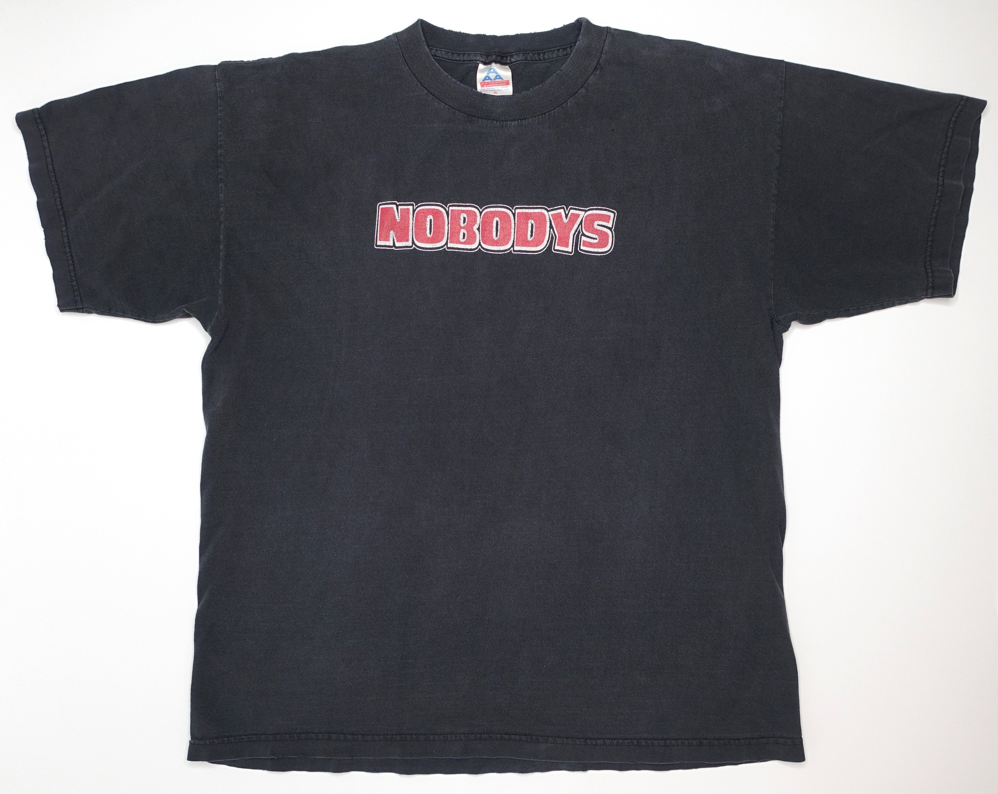 Nobodys - Generation XXX / We Dont Mean Straight Edge 1998 Tour Shirt Size XL