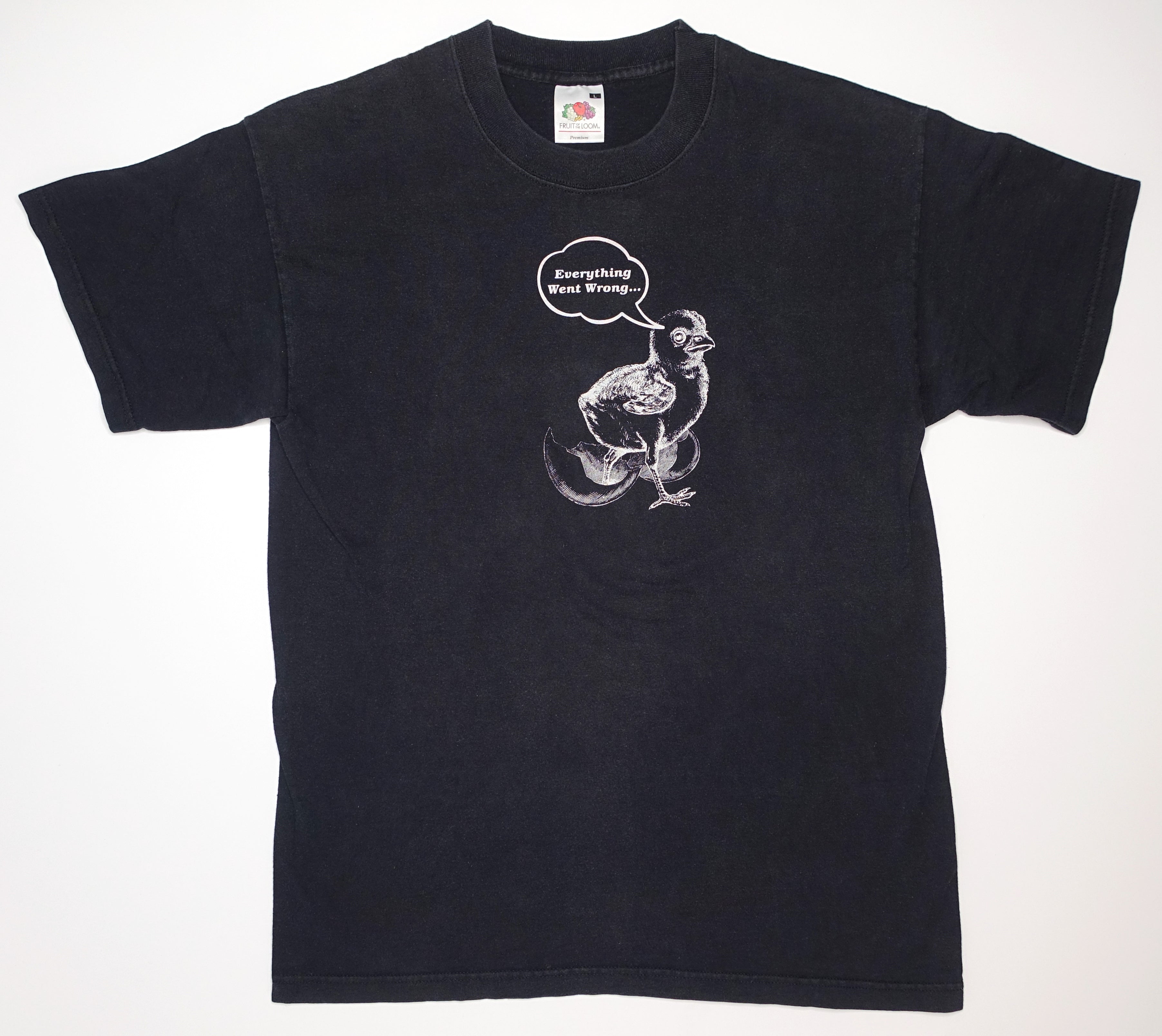 DJ Shadow - Everything Went Wrong 2002 Private Press Tour Shirt Size Large