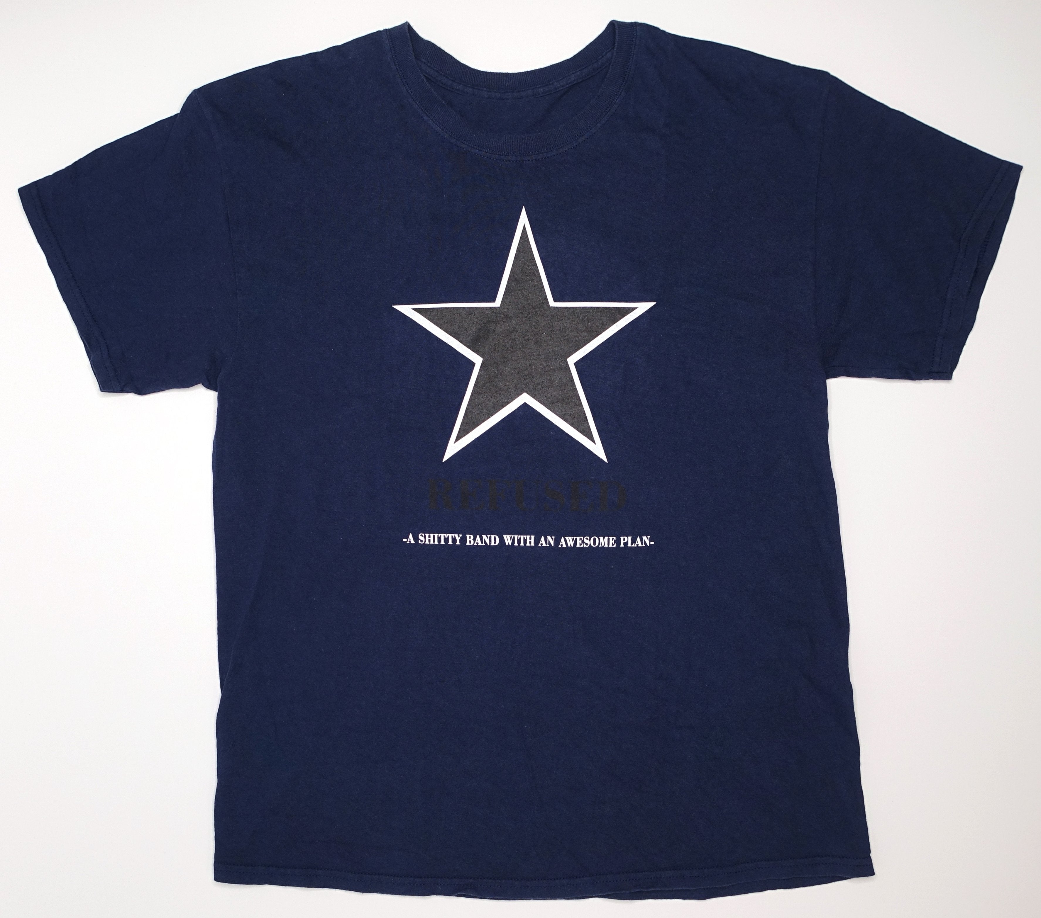 Refused - A Shitty Band With An Awesome Plan Tour Shirt Size Large