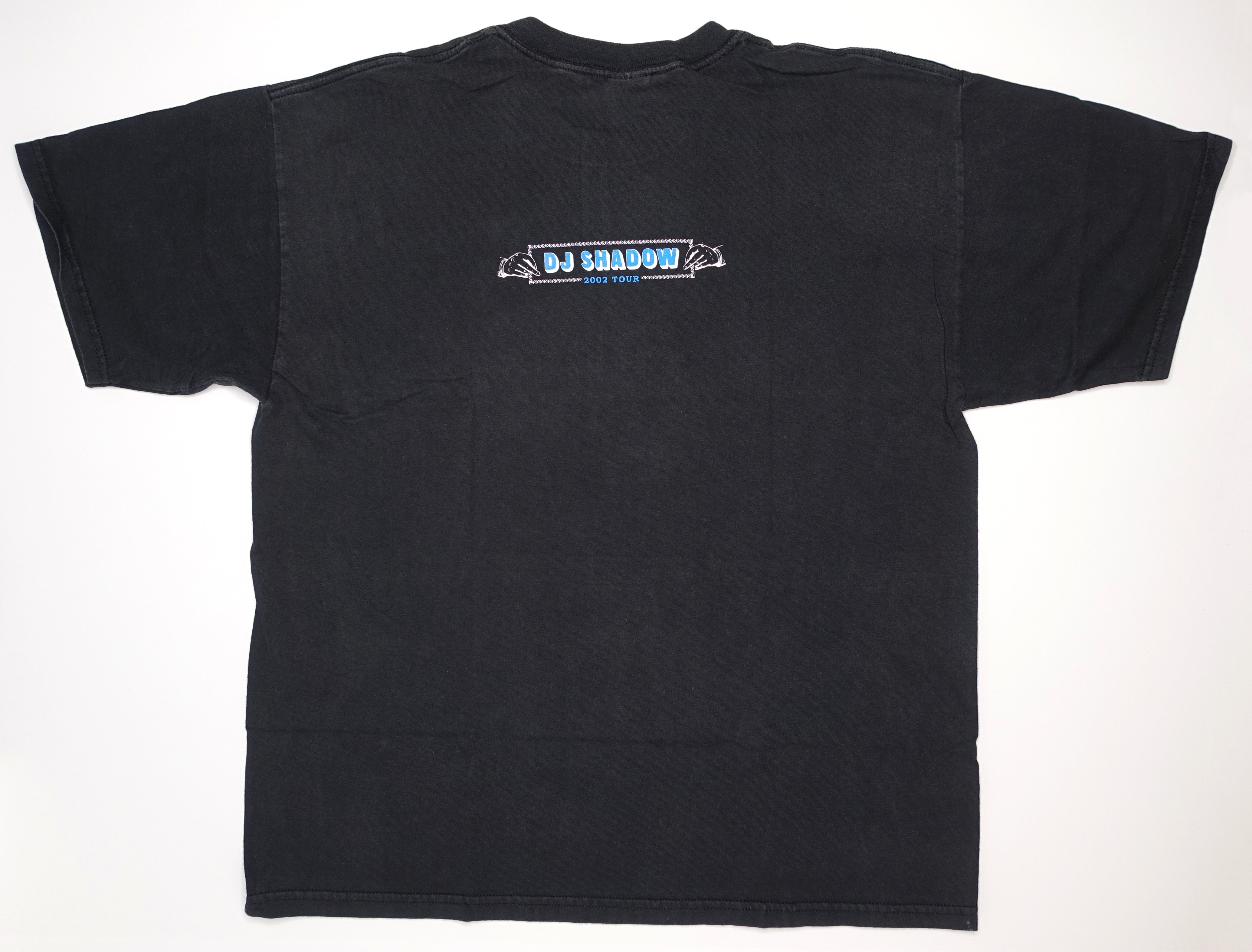 DJ Shadow - Everything Went Wrong 2002 Private Press Tour Shirt Size XL