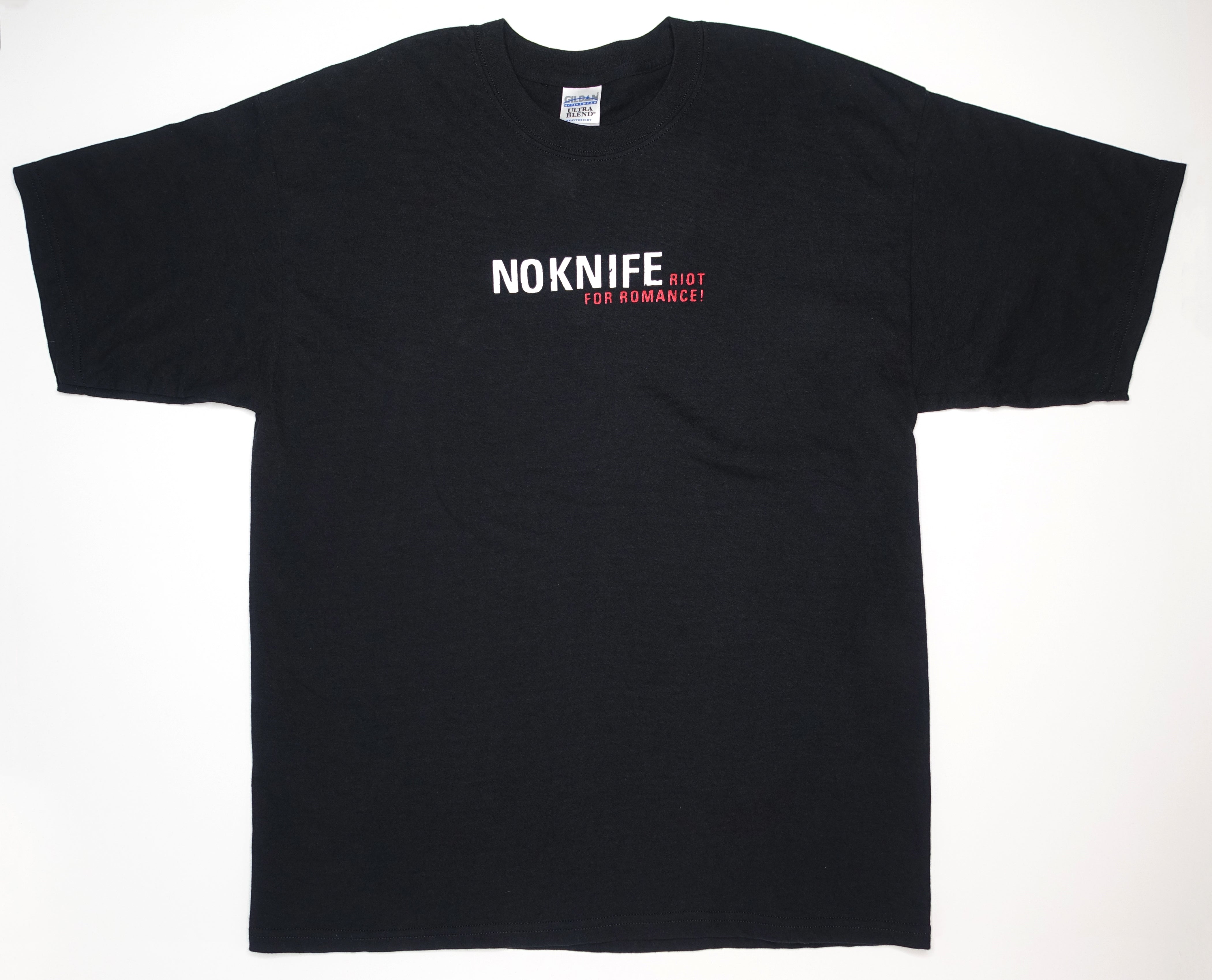 No Knife – Riot For Romance! 2002 Tour Shirt Size XL