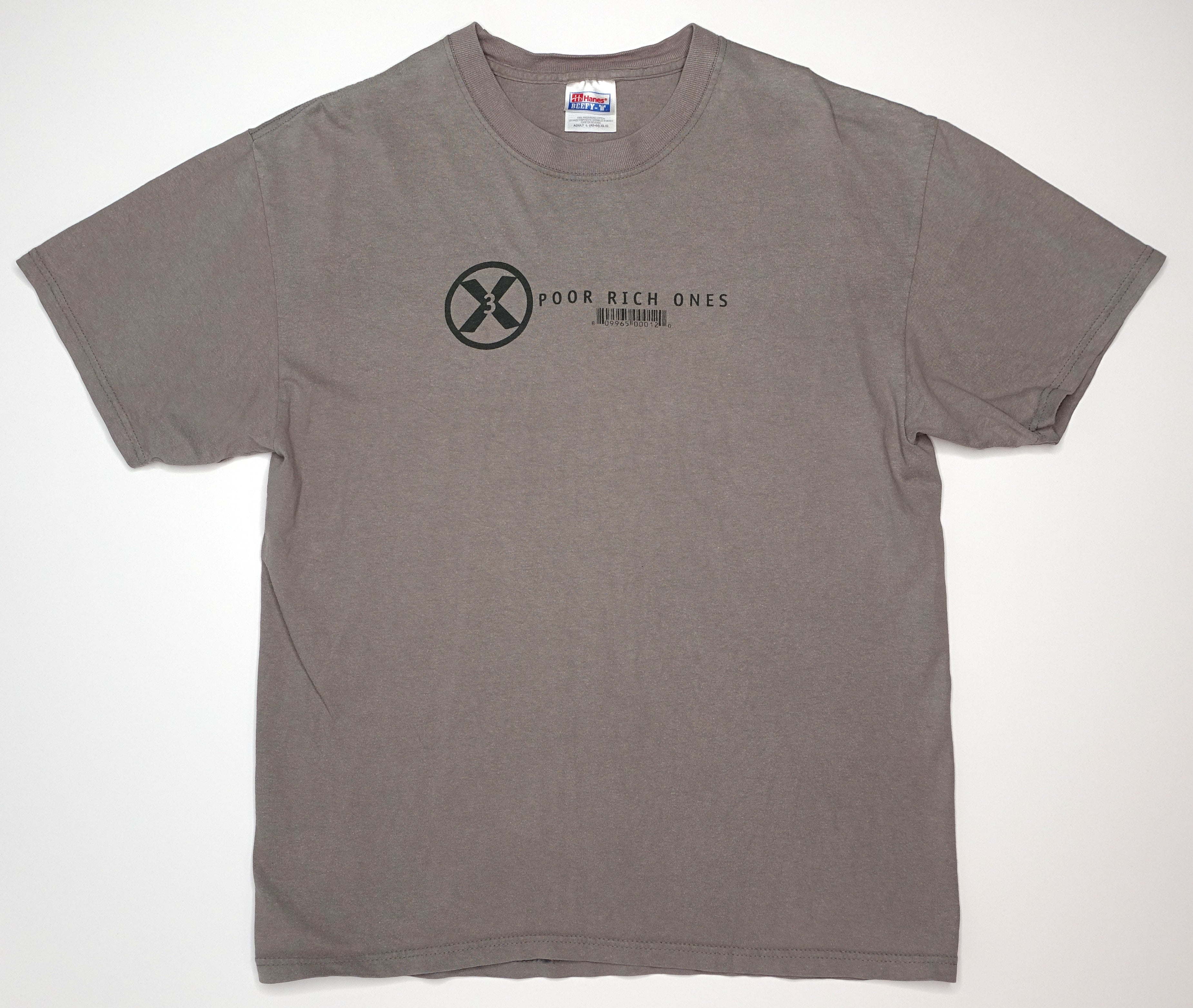 Poor Rich Ones – Happy Happy Happy 2001 Tour Shirt Size Large