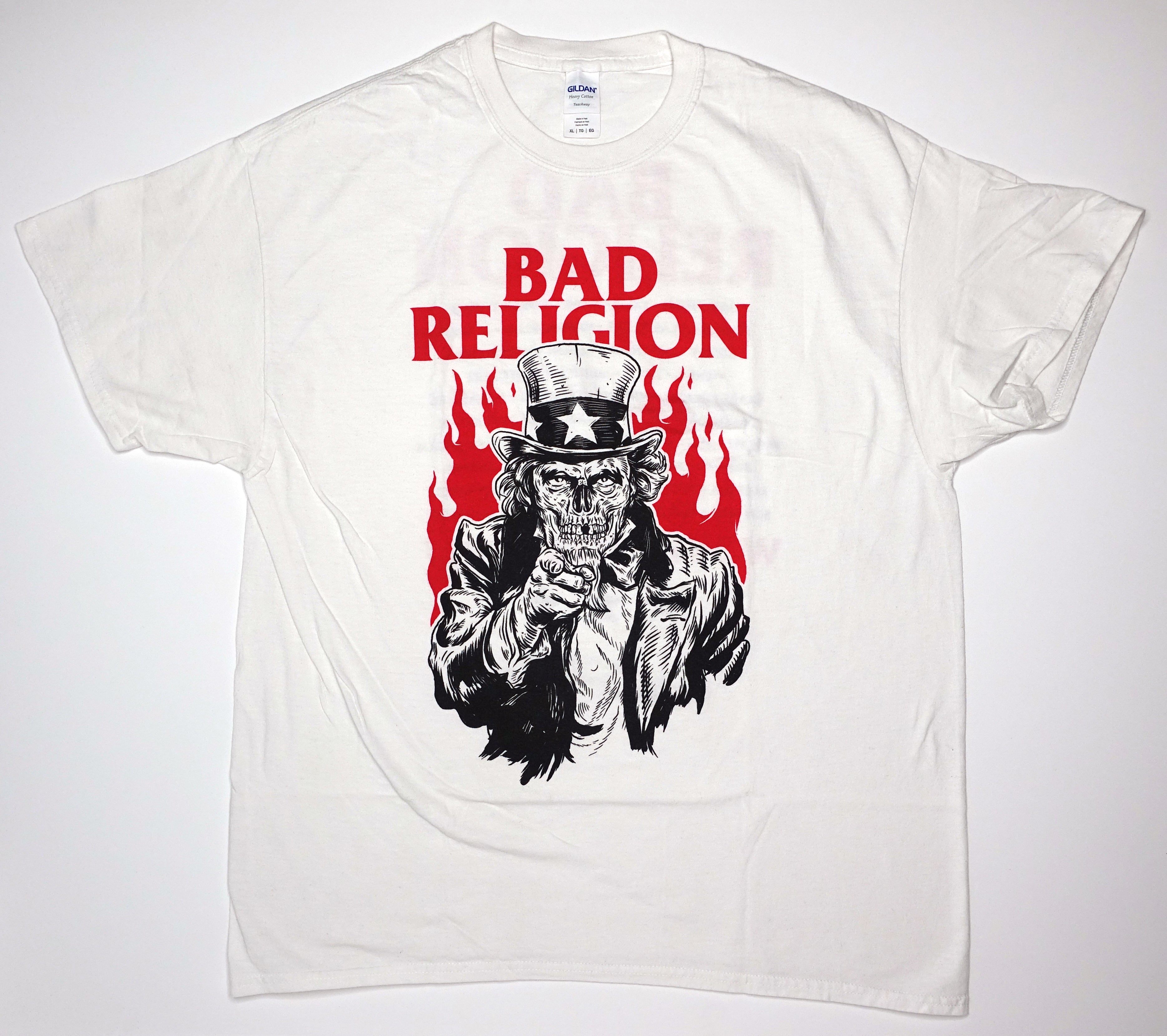 Bad Religion - Skeleton Sam 2017 World Tour Shirt Size XL