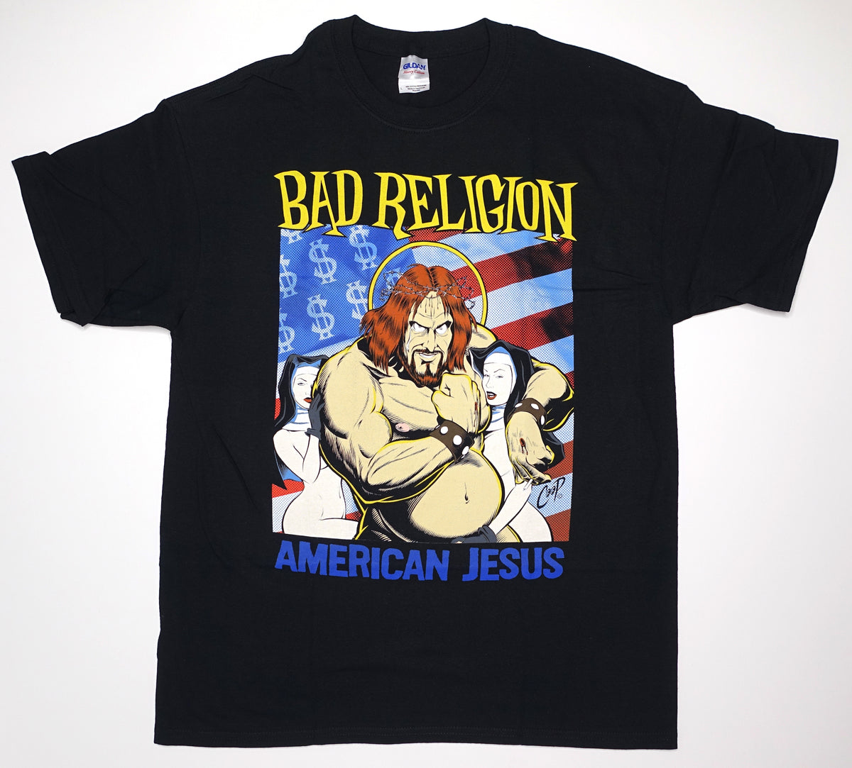 BAD RELIGION / AMERICAN JESUS VINTAGE T-